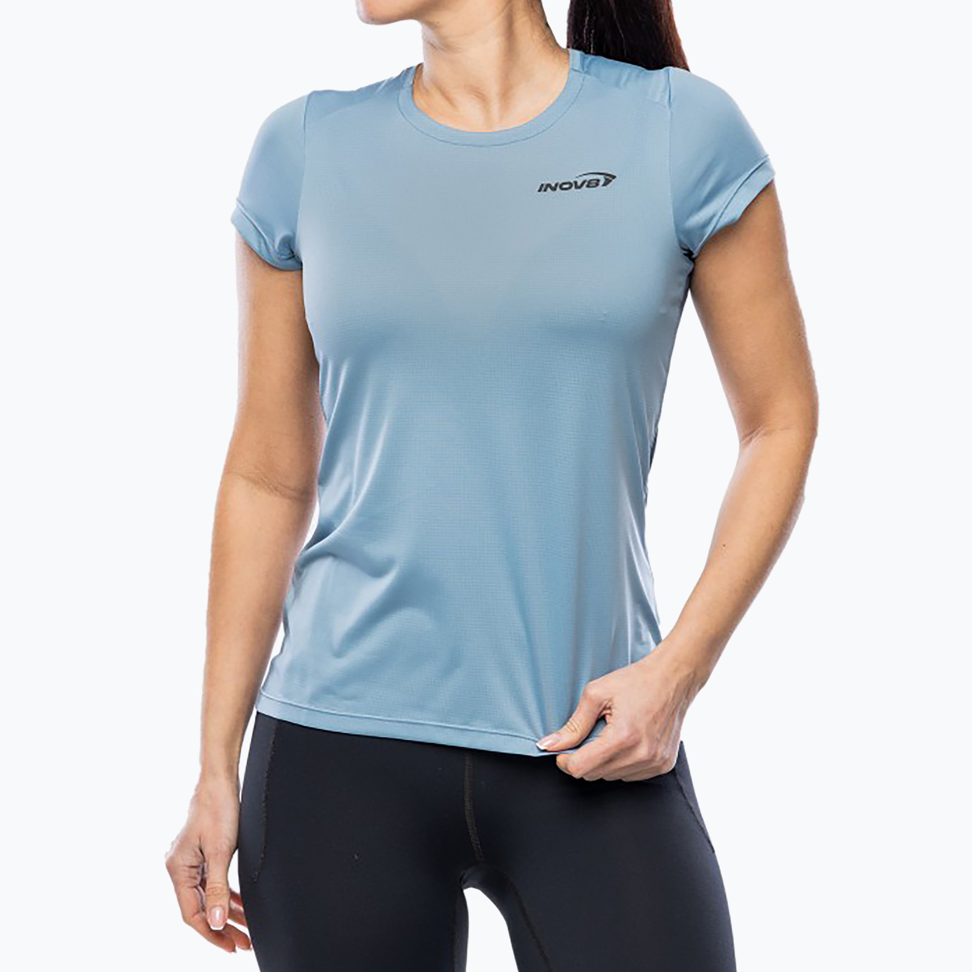 Inov-8 Performance Damen Laufshirt blau grau/schiefer (Performance 001159-BGST-001)
