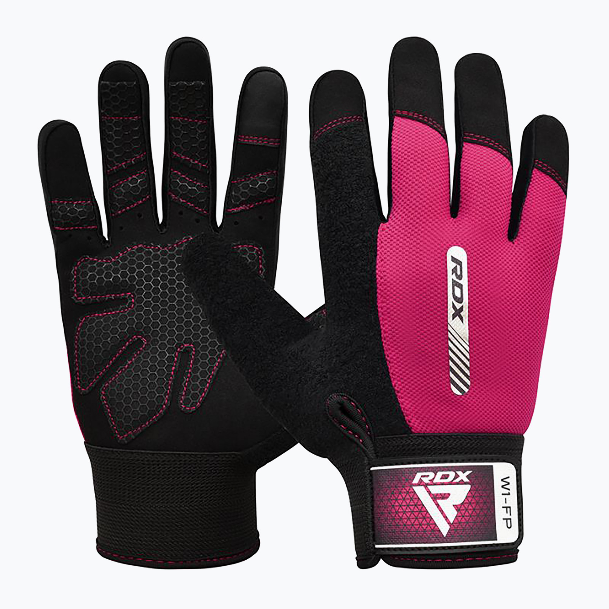 Trainingshandschuhe RDX W1F Full Finger rosa (W1F Full Finger WGA-W1FP-M+)