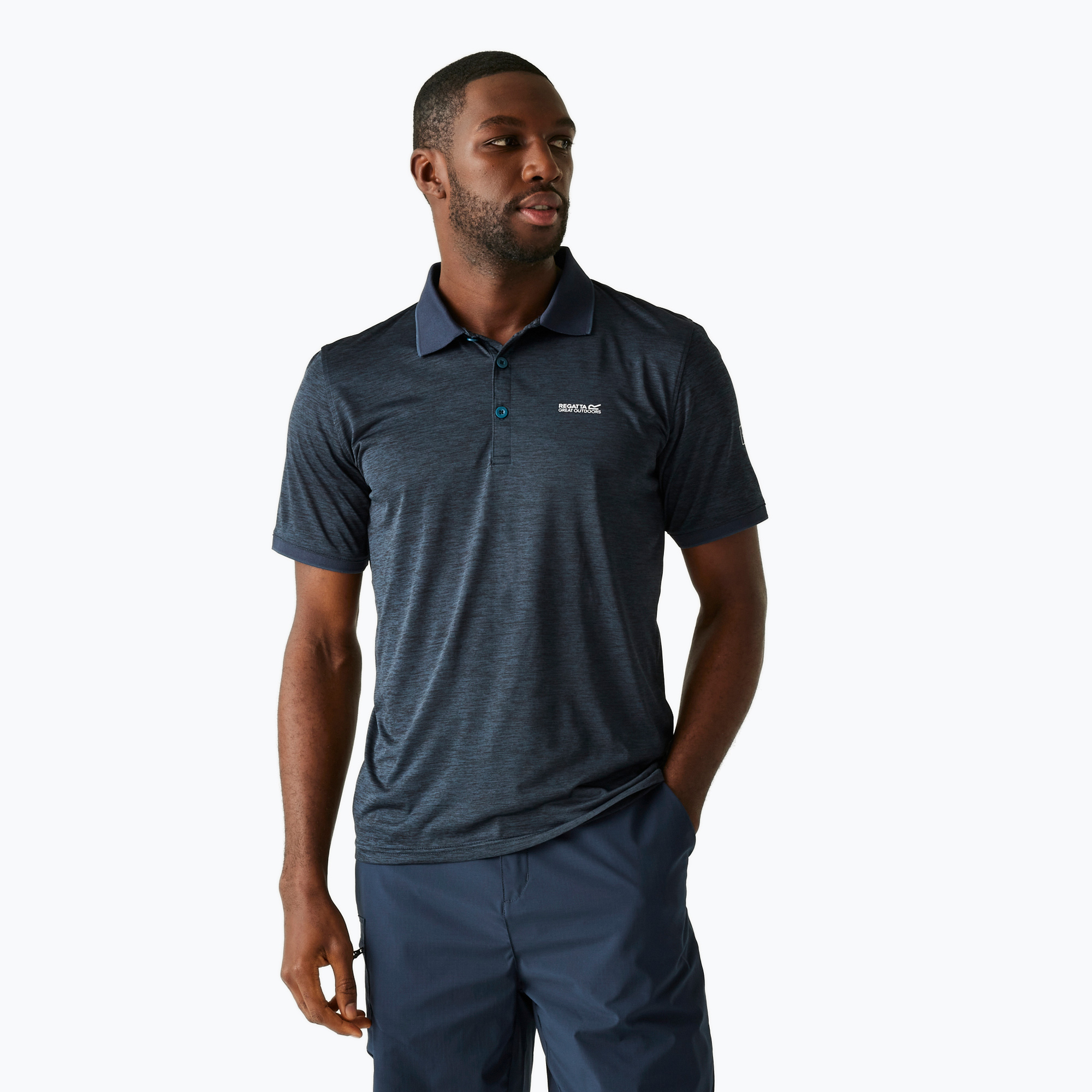 Trekking-Shirt Herren REGATTA Polo Remex II navy (Polo Remex II RMT186-540)