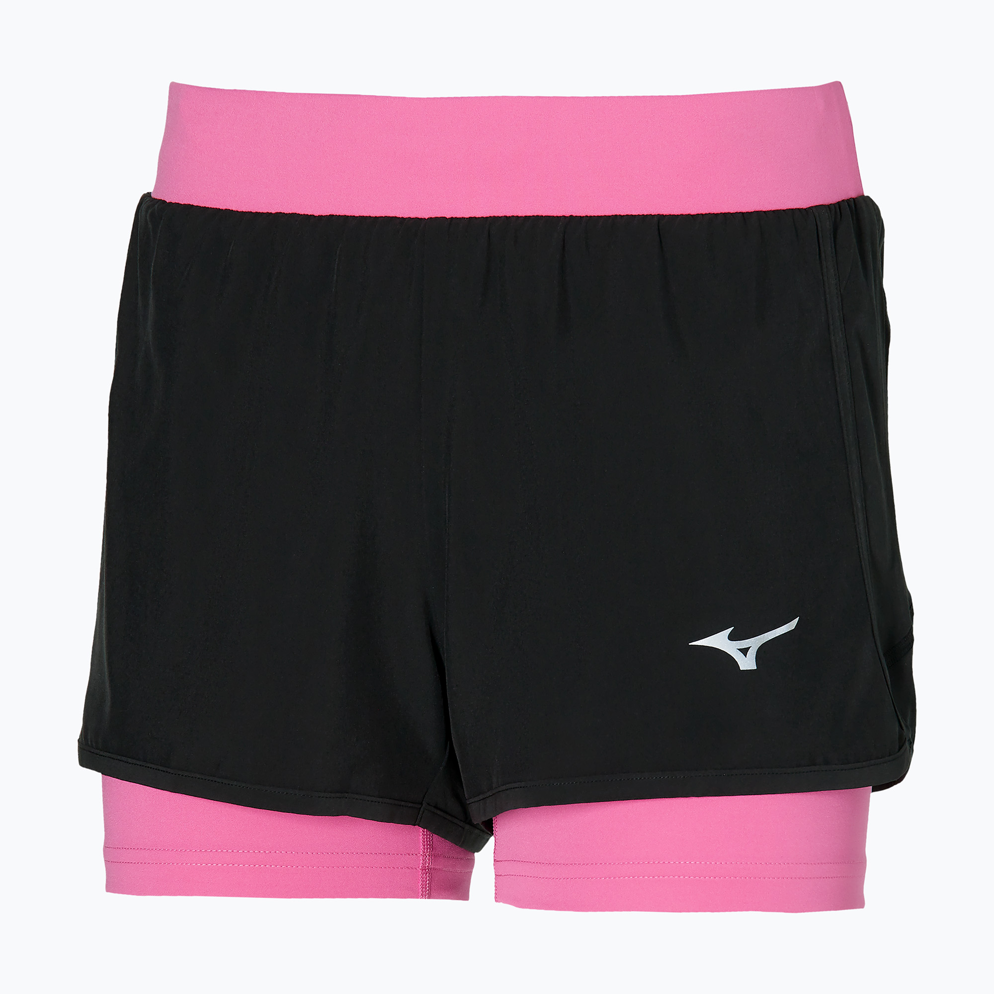 Damen Laufshorts Mizuno ER 2in1 wild orchid
