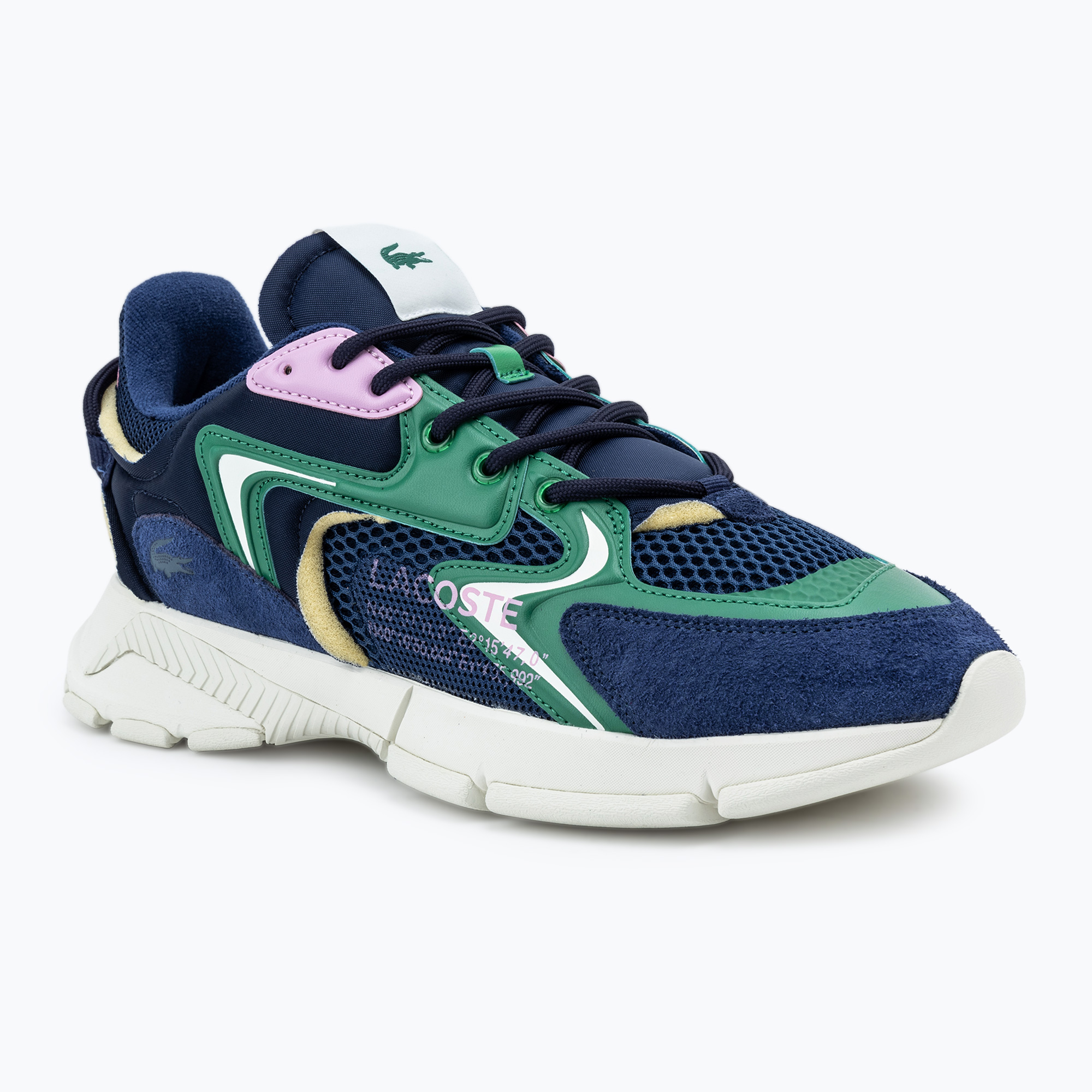 Lacoste Herrenschuhe 47SMA0008 blau / grün (L003 Neo Contrasted Textile 47SMA0008BG3)