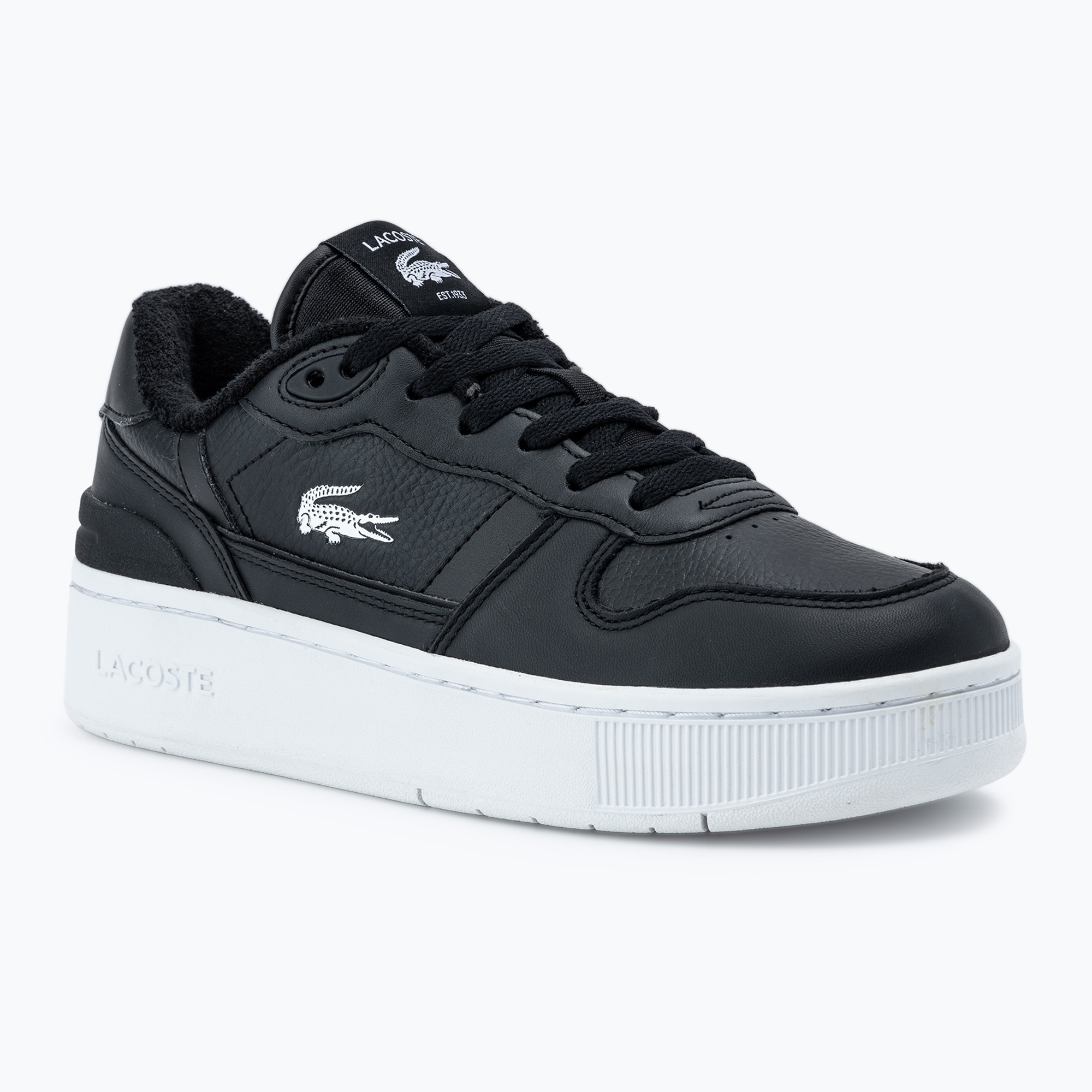 Schuhe Damen Lacoste T-Clip Platform black/white (T-Clip Platform 48SFA0046312)