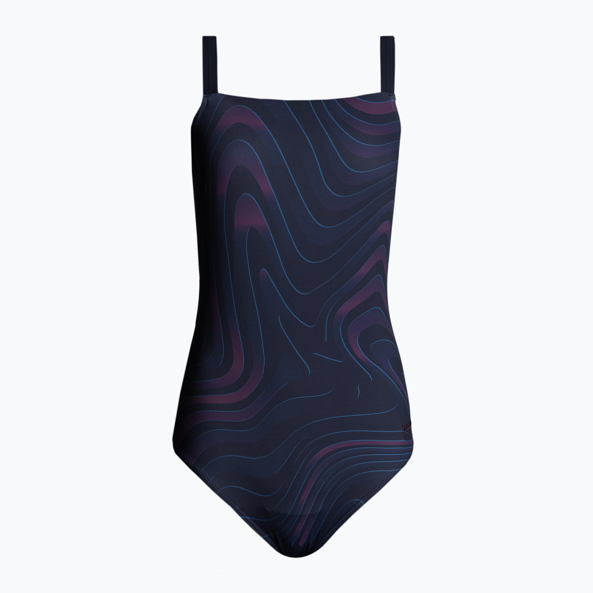 Speedo Damen-Badeanzug AmberGlow Shaping lila und marineblau 8-00306215153 (AmberGlow Shaping 8-00306215153)