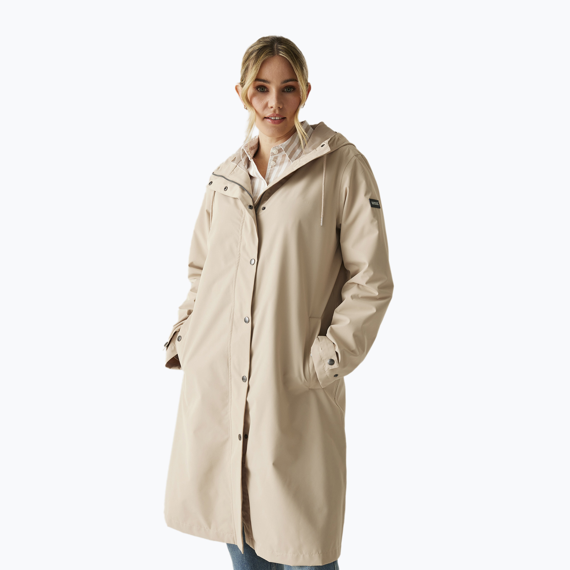 Damen Regatta Reinna weiß Pfeffer regen Jacke