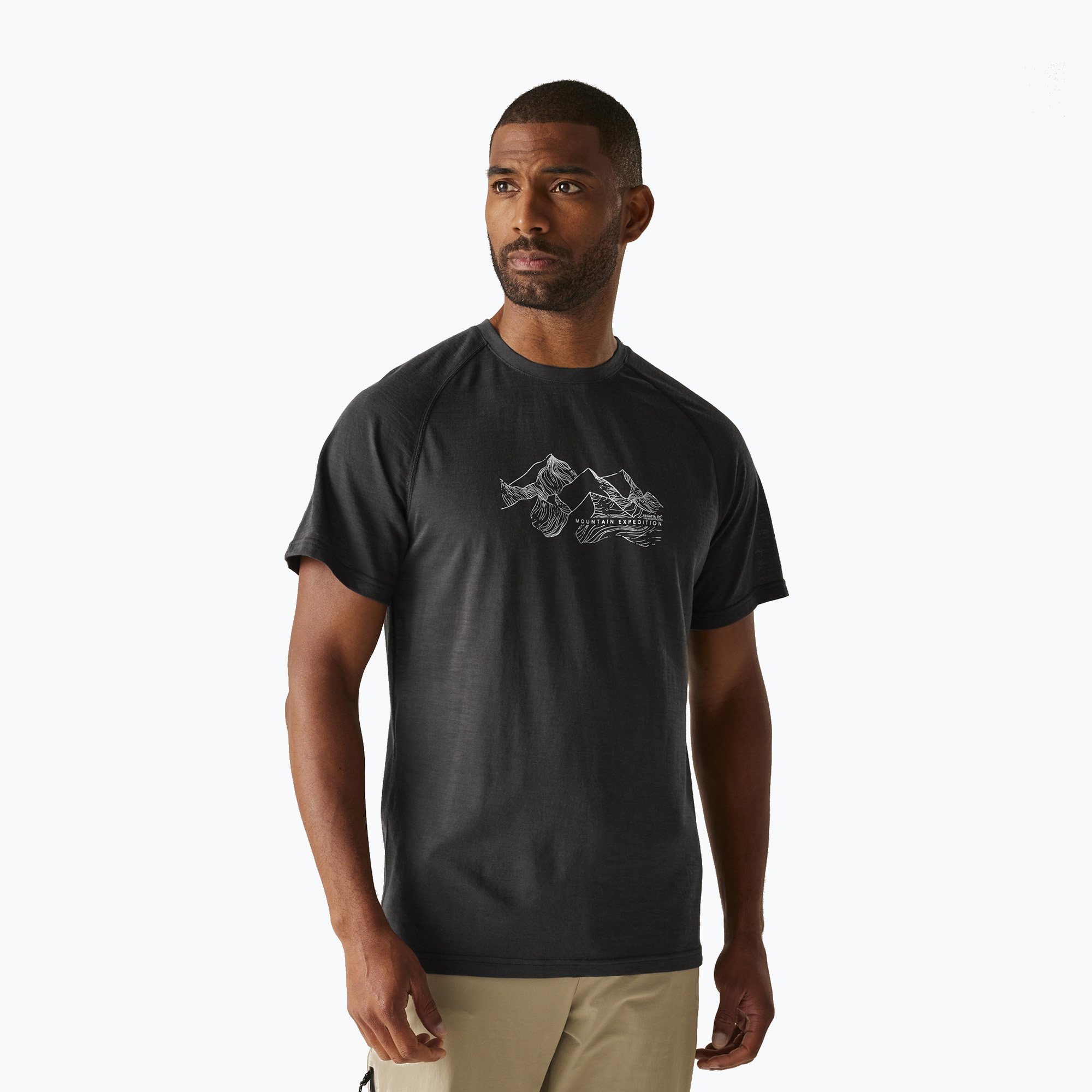 Trekking-Shirt Herren REGATTA Escade ash