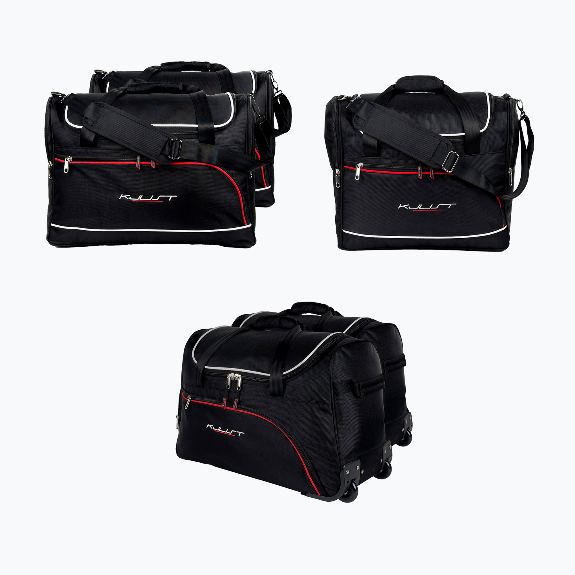 Gepäckträgertaschen-Set KJUST Volvo Xc40 2017+ 5 Stk. Schwarz (Volvo Xc40 7042001)