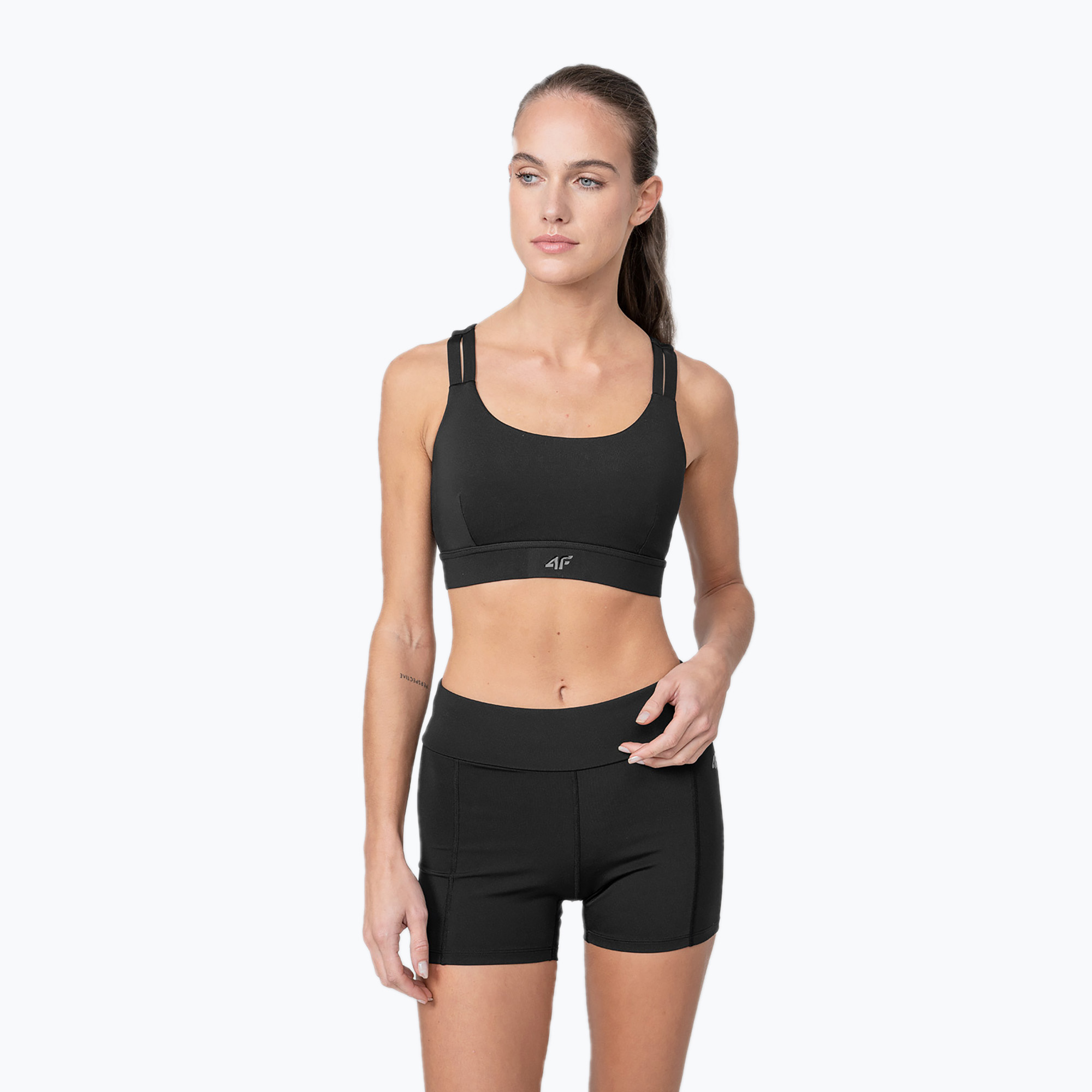 Damen Yoga-Top 4F H4Z22-STAD016 schwarz (H4Z22-STAD016)