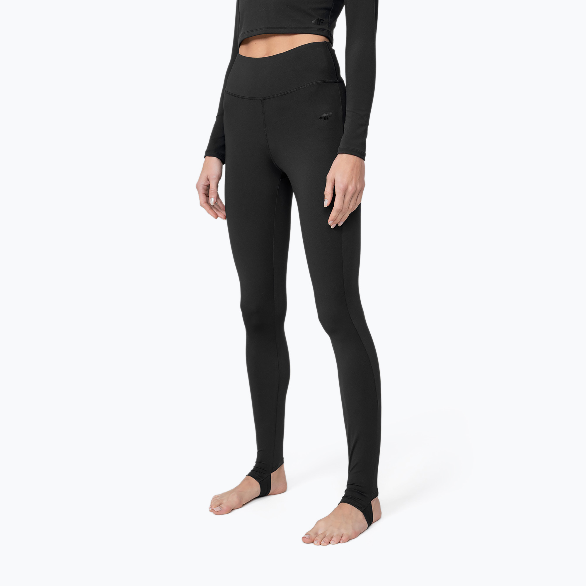 Damen Yoga-Hose 4F H4Z22-SPDF019 schwarz