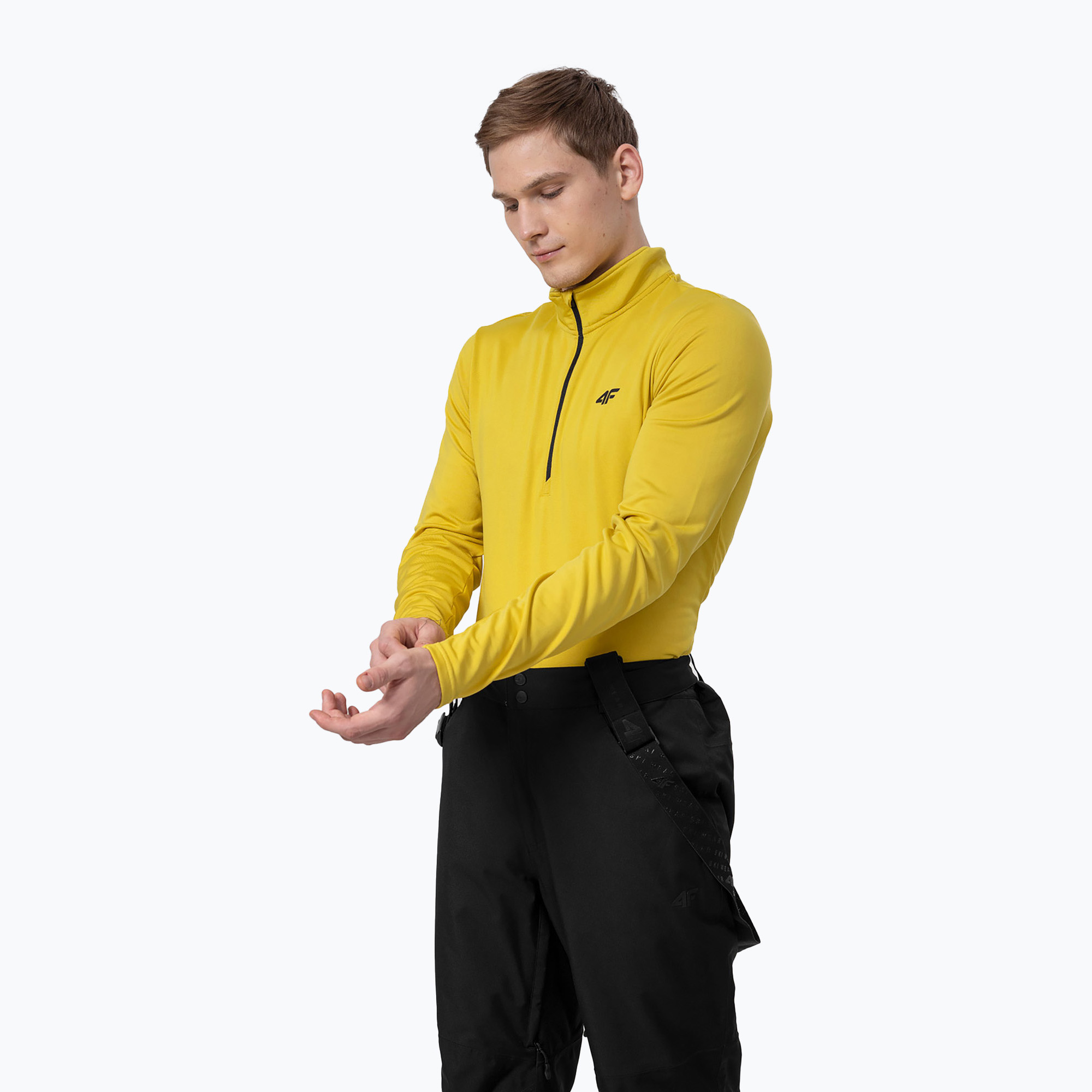 Herren Thermo-T-Shirt 4F gelb H4Z22-BIMD030 (H4Z22-BIMD030)