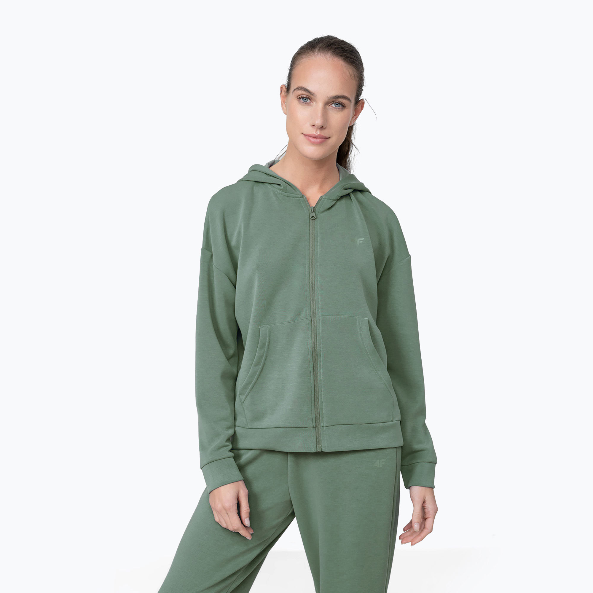 Damen Yoga-Sweatshirt 4F H4Z22-BLD041 grün (H4Z22-BLD041)
