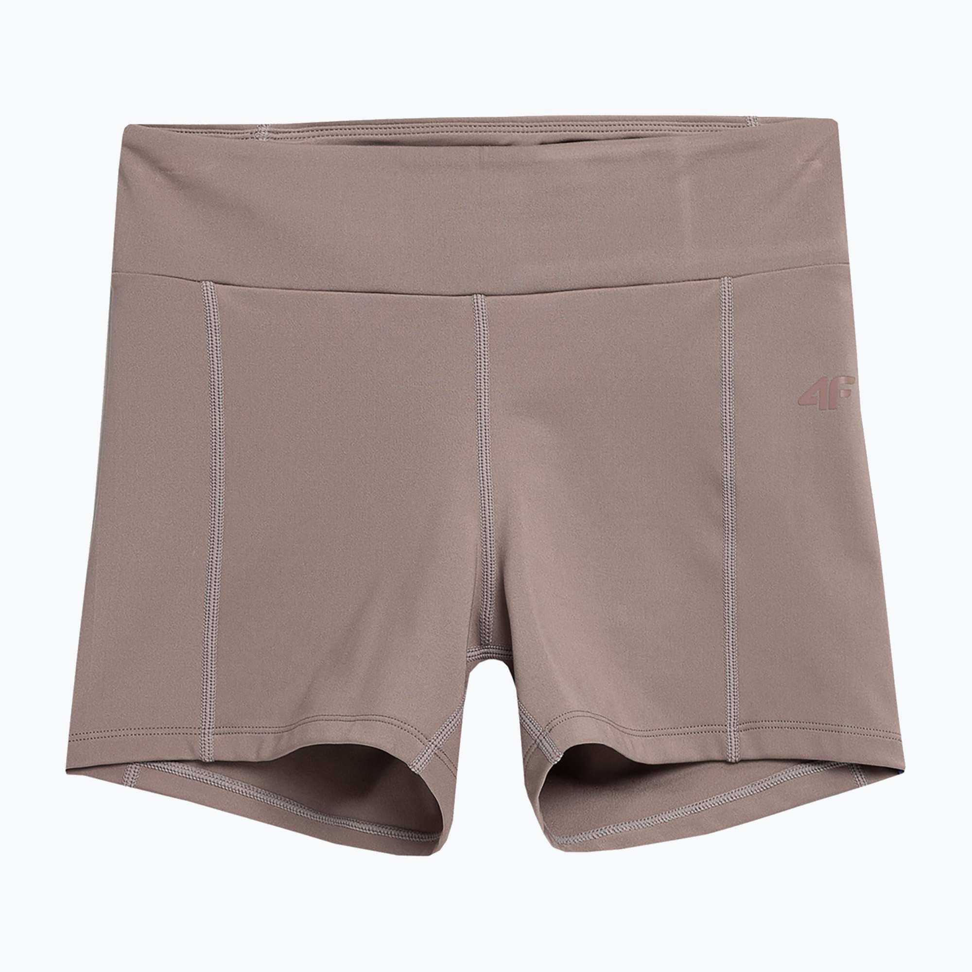 Damen Yoga-Shorts 4F braun 4FSS23TFSHF138-82S (4FSS23TFSHF138-82S)