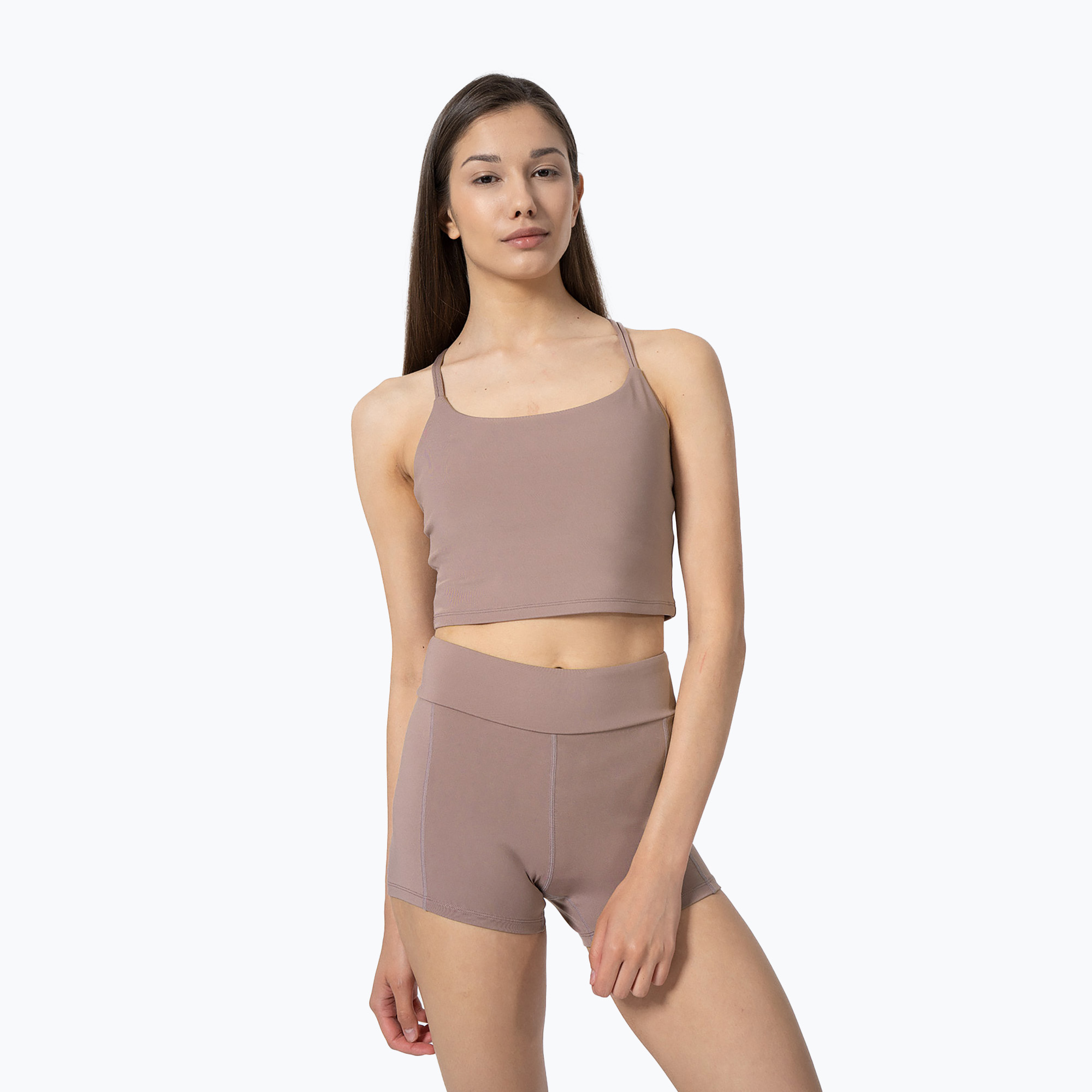 Damen Yoga-Top 4F braun 4FSS23TTSHF270-82S (4FSS23TTSHF270-82S)