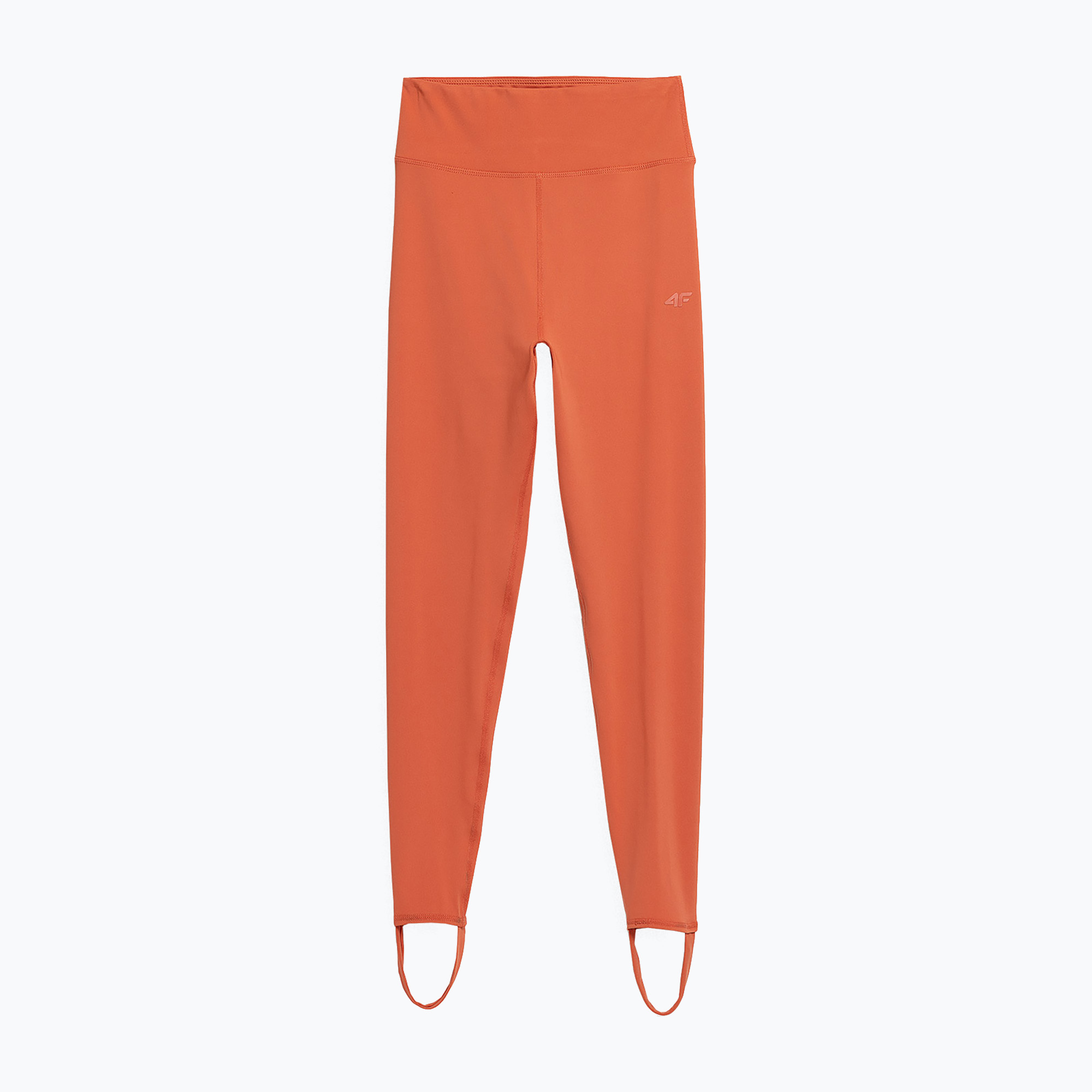 Damen Yoga-Leggings 4F orange 4FSS23TFTIF045-70S (4FSS23TFTIF045-70S)