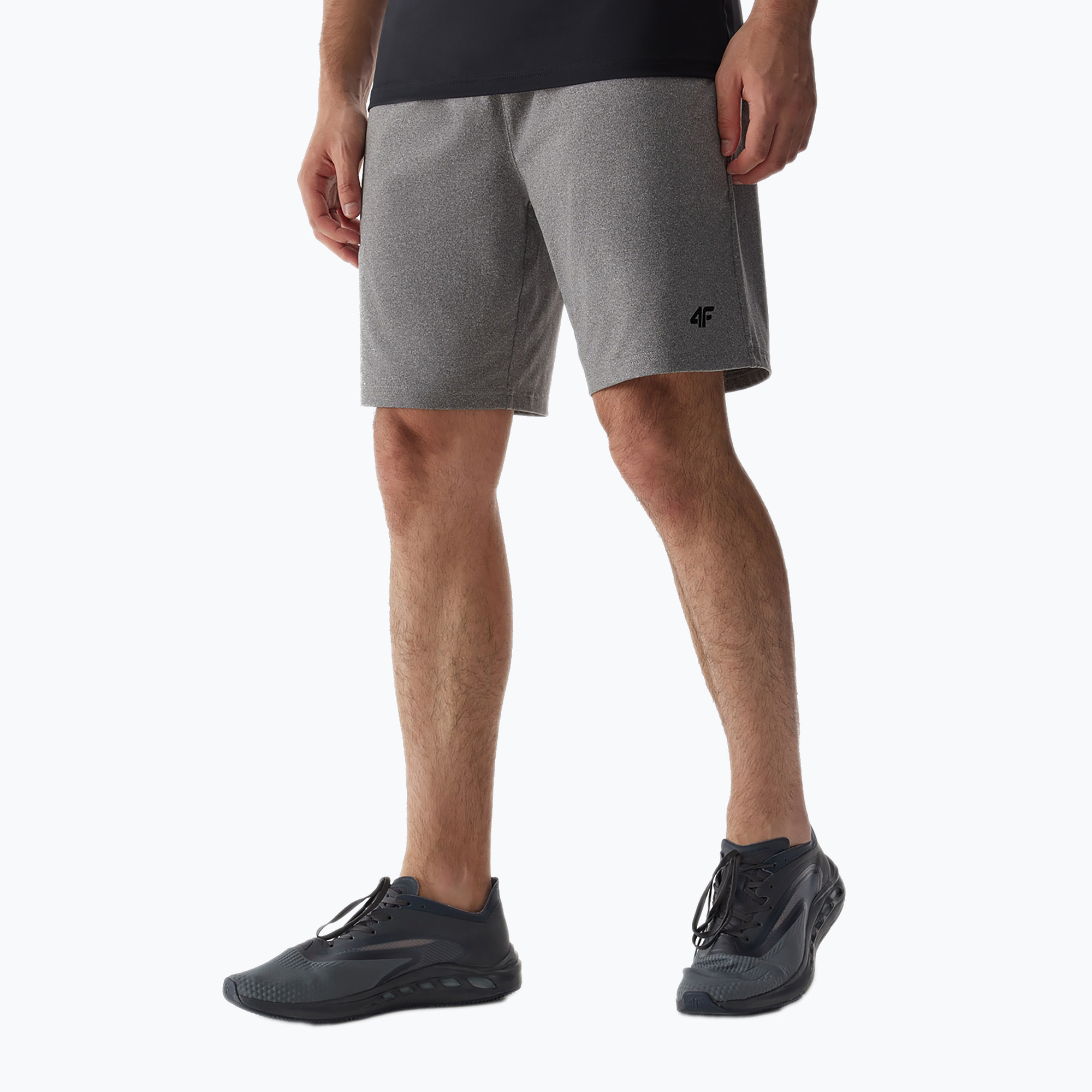 Herren-Shorts 4F M299 kalt hellgrau melange (M299 4FAW23TFSHM299)