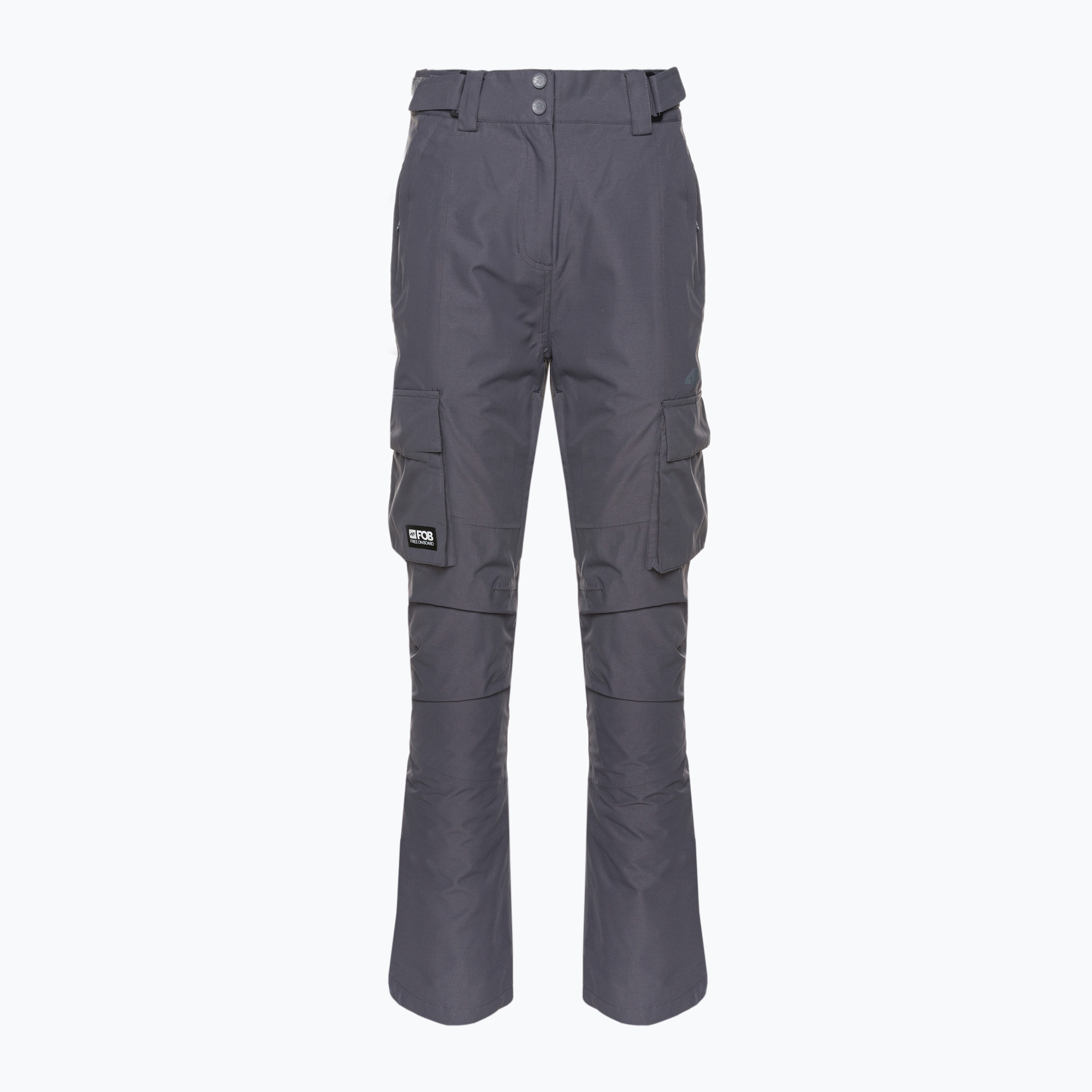 Damen-Snowboardhose 4F F390 mittelgrau (F390 4FAW23TFTRF390)