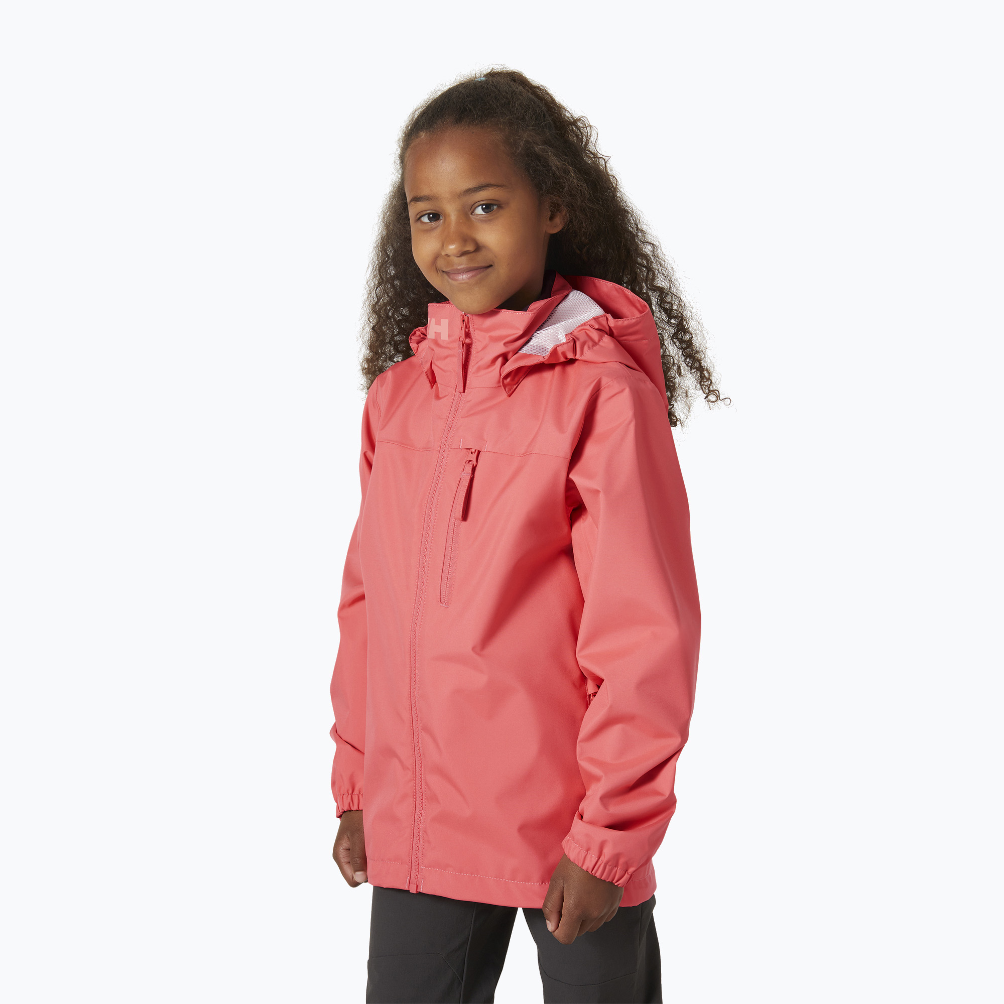 Kinder Segeljacke Helly Hansen Crew Hooded JR Sonnenuntergang rosa (Crew Hooded Jr 41813_098)