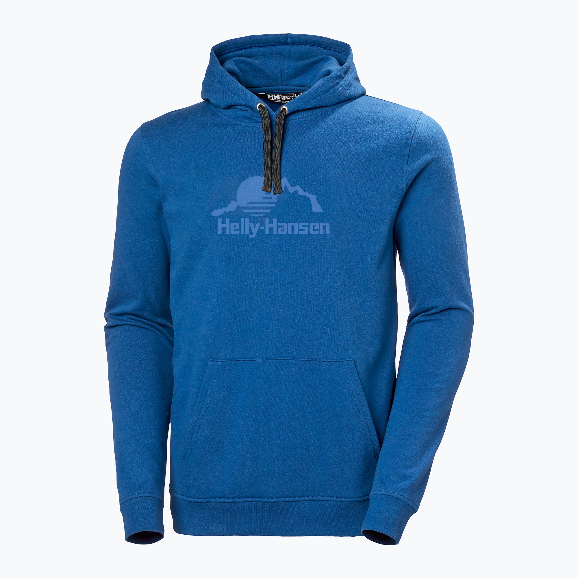 Herren Helly Hansen Nord Grafik Pull Over Hoodie tief fjord/608 (Nord Graphic Pull Over Hoodie 62975_608)