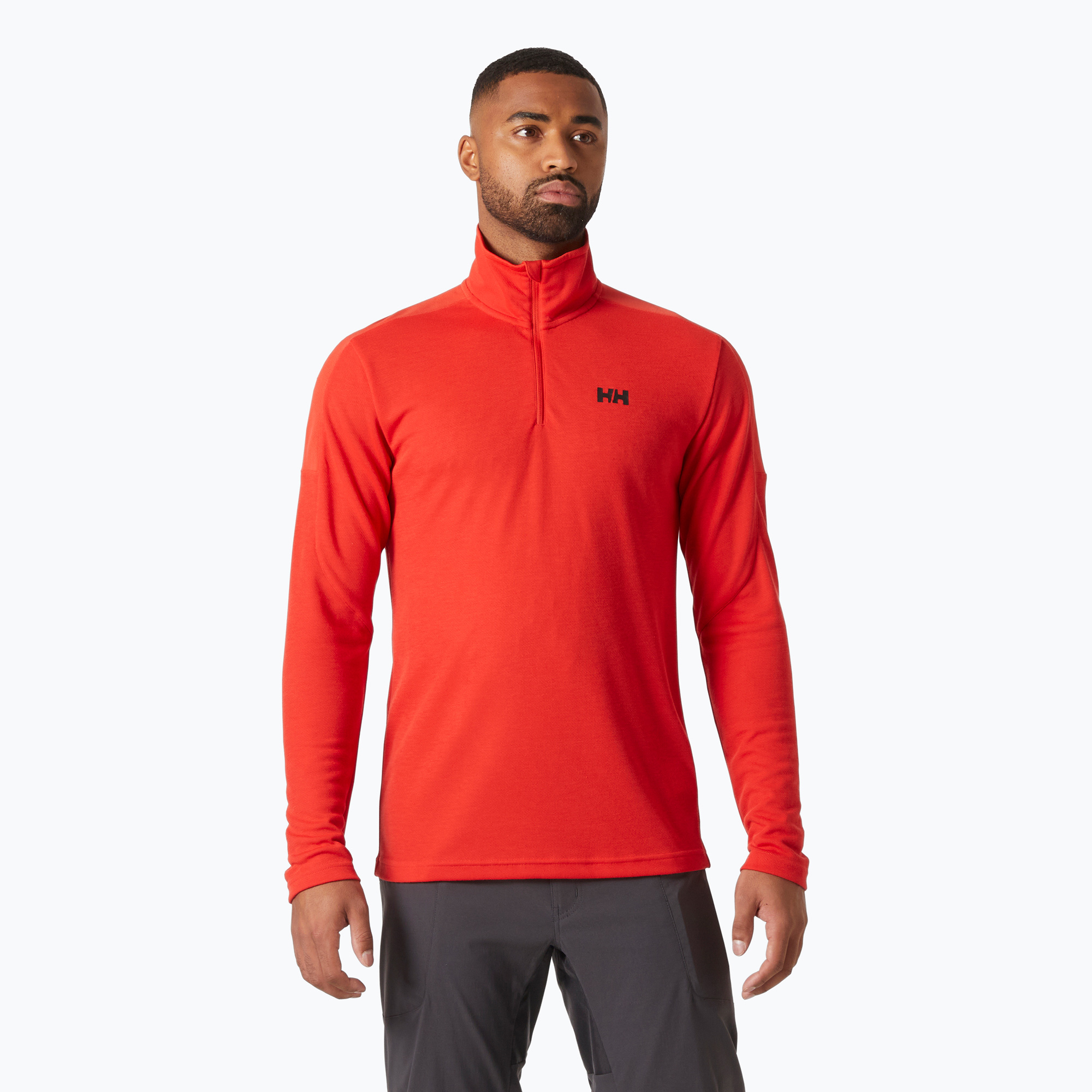 Segel Hoodie Sweatshirt Herren Helly Hansen Hp 1/2 Zip Pullover 2.0 alert red (Hp 1/2 Zip Pullover 2.0 34131_222)