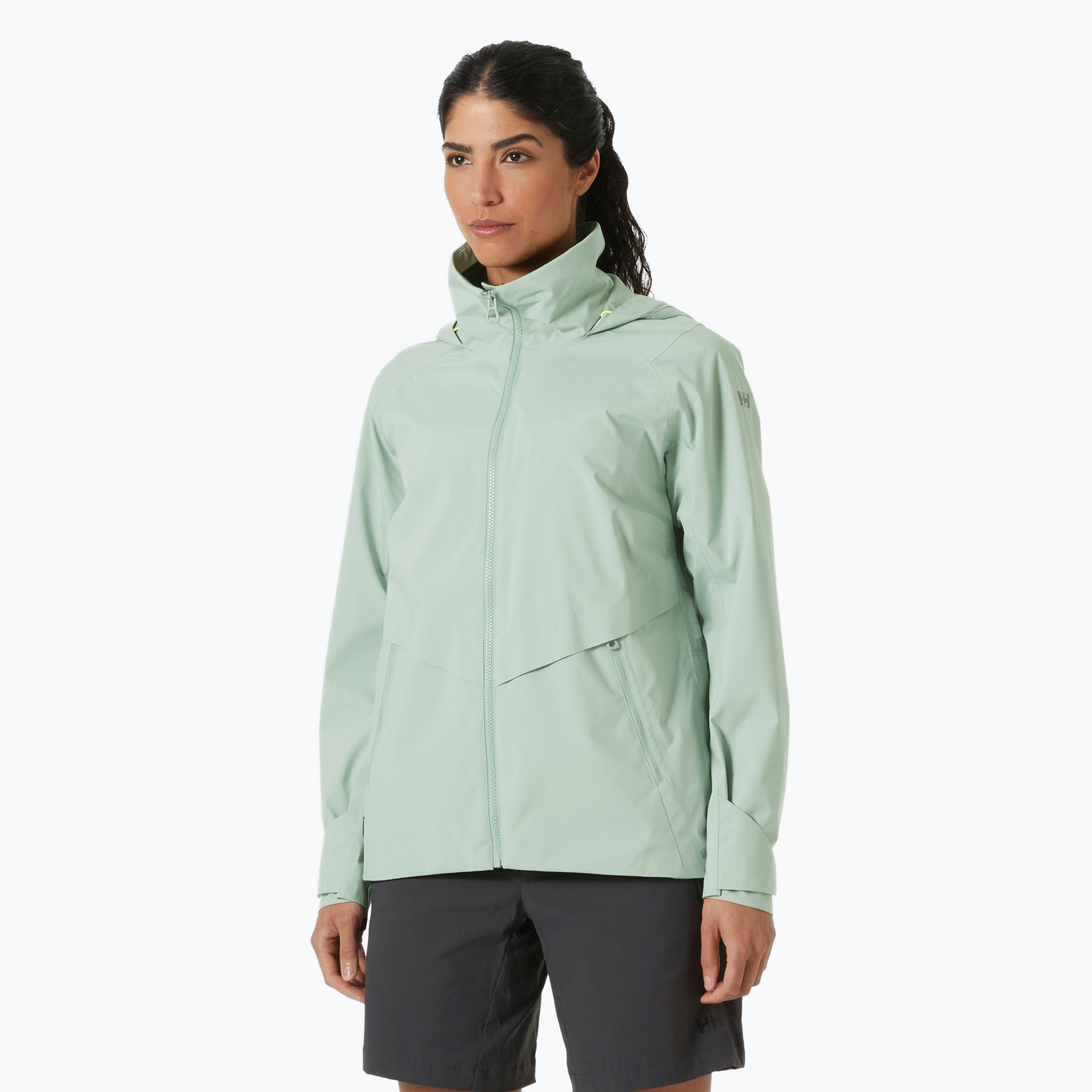Segeljacke Damen Helly Hansen Hp Racing Hooded eucalyptus (Hp Racing Hooded 34478_484)