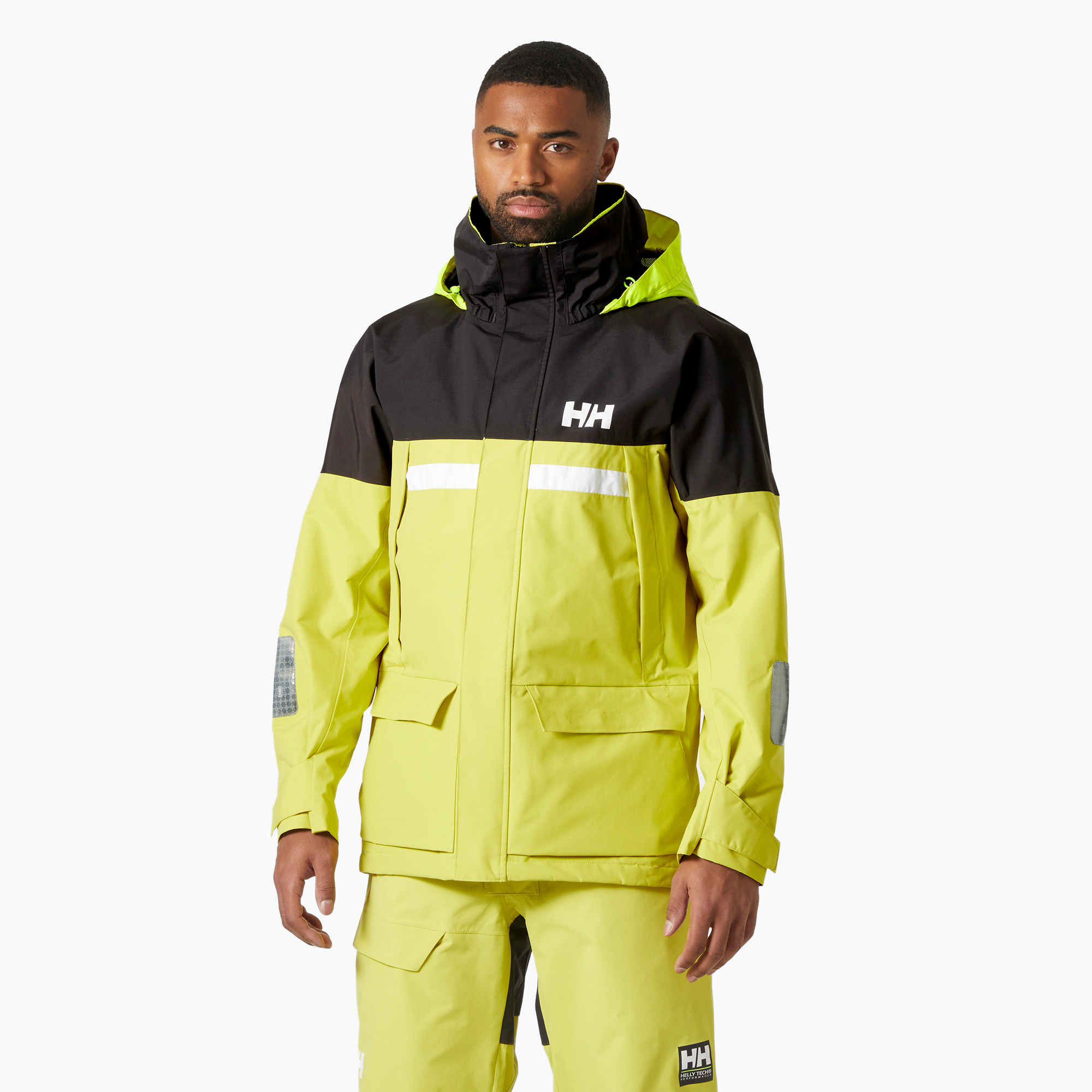 Segeljacke Herren Helly Hansen Pier 4.0 cyber lime (Pier 4.0 34484_410)