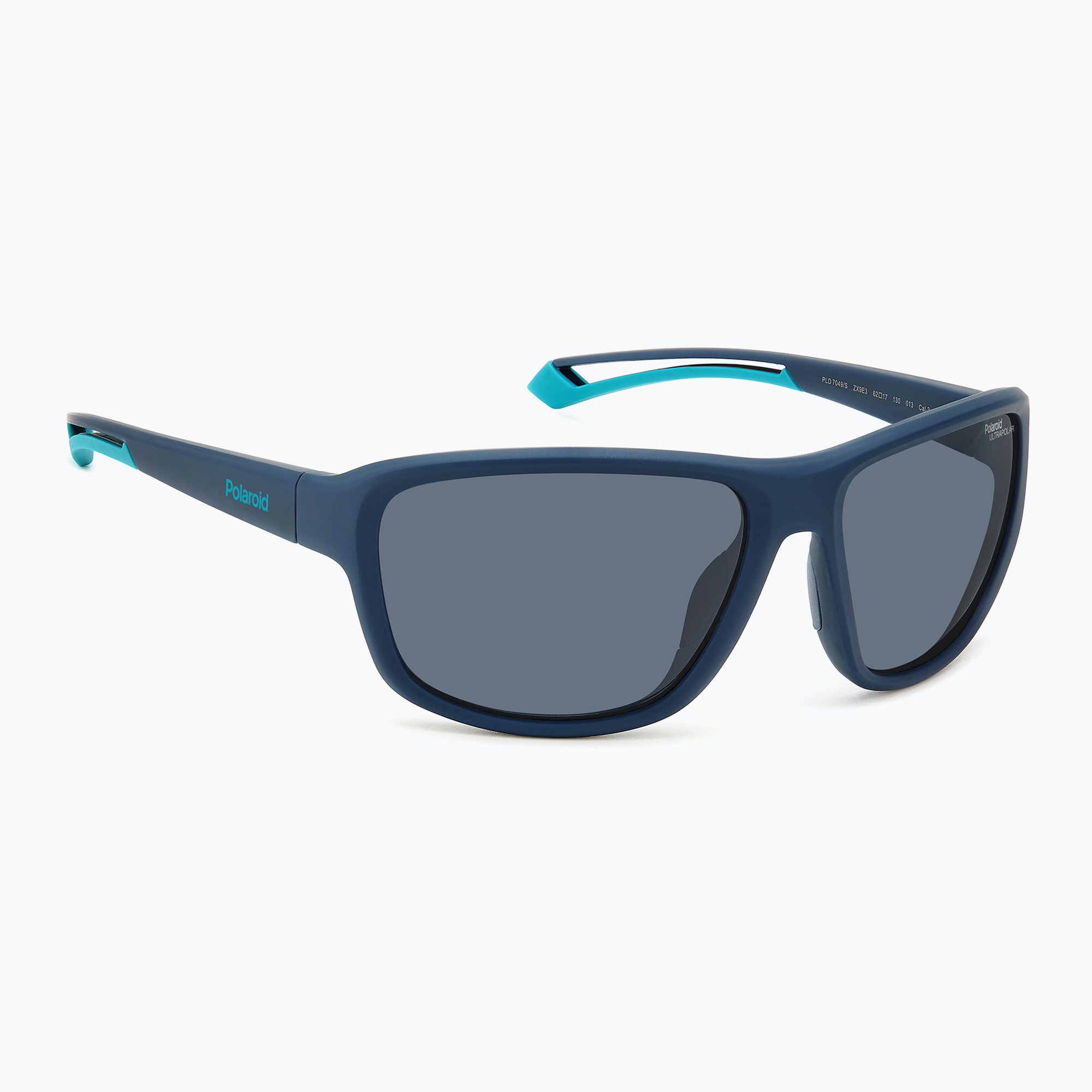 Polaroid PLD 7049/S blau azur/grau polarisierte Sonnenbrille mit hohem Kontrast