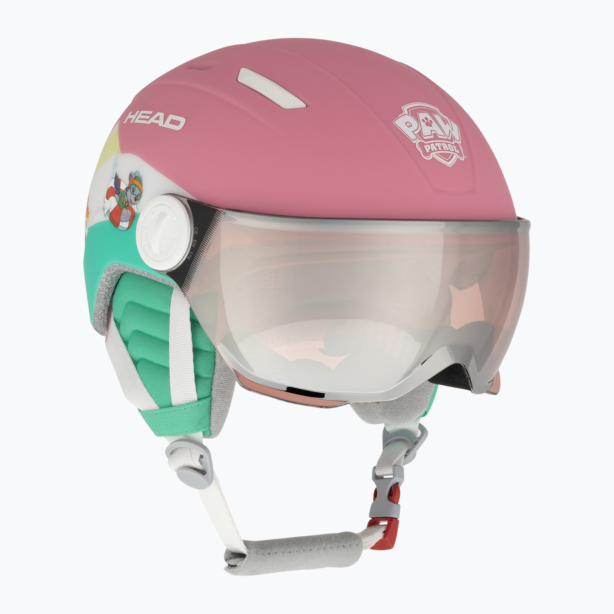 Kinderskihelm HEAD Maja Visor Paw rosa (Maja Visor Paw Jr 328163)