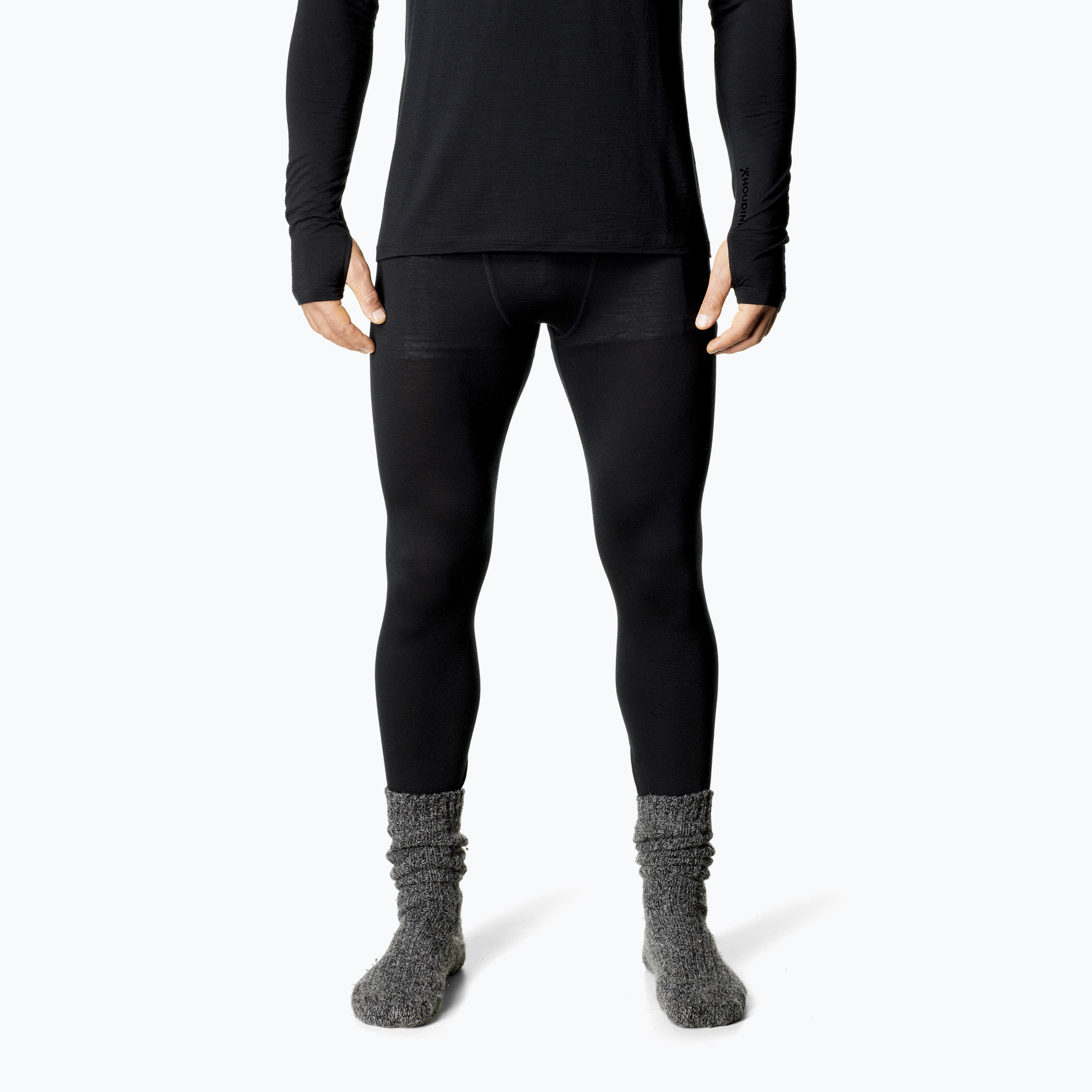 Thermoaktive Herrenhose Houdini Desoli Light Tights true black