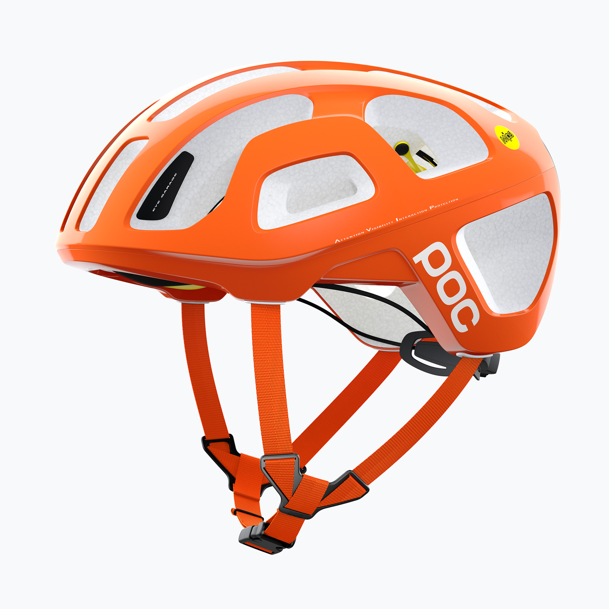 Fahrradhelm POC Octal MIPS fluorescent orange avip