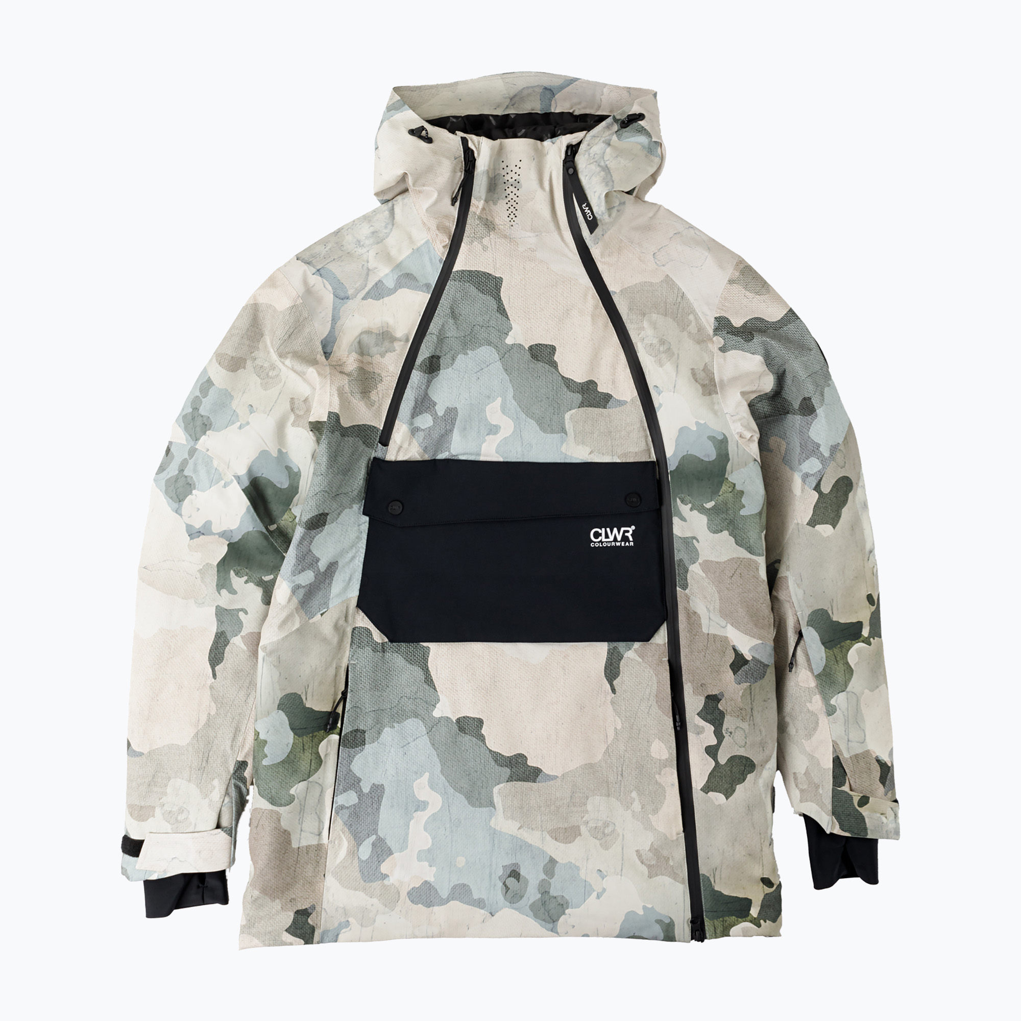 Snowboardjacke Herren Colourwear Foil Anorak water camo