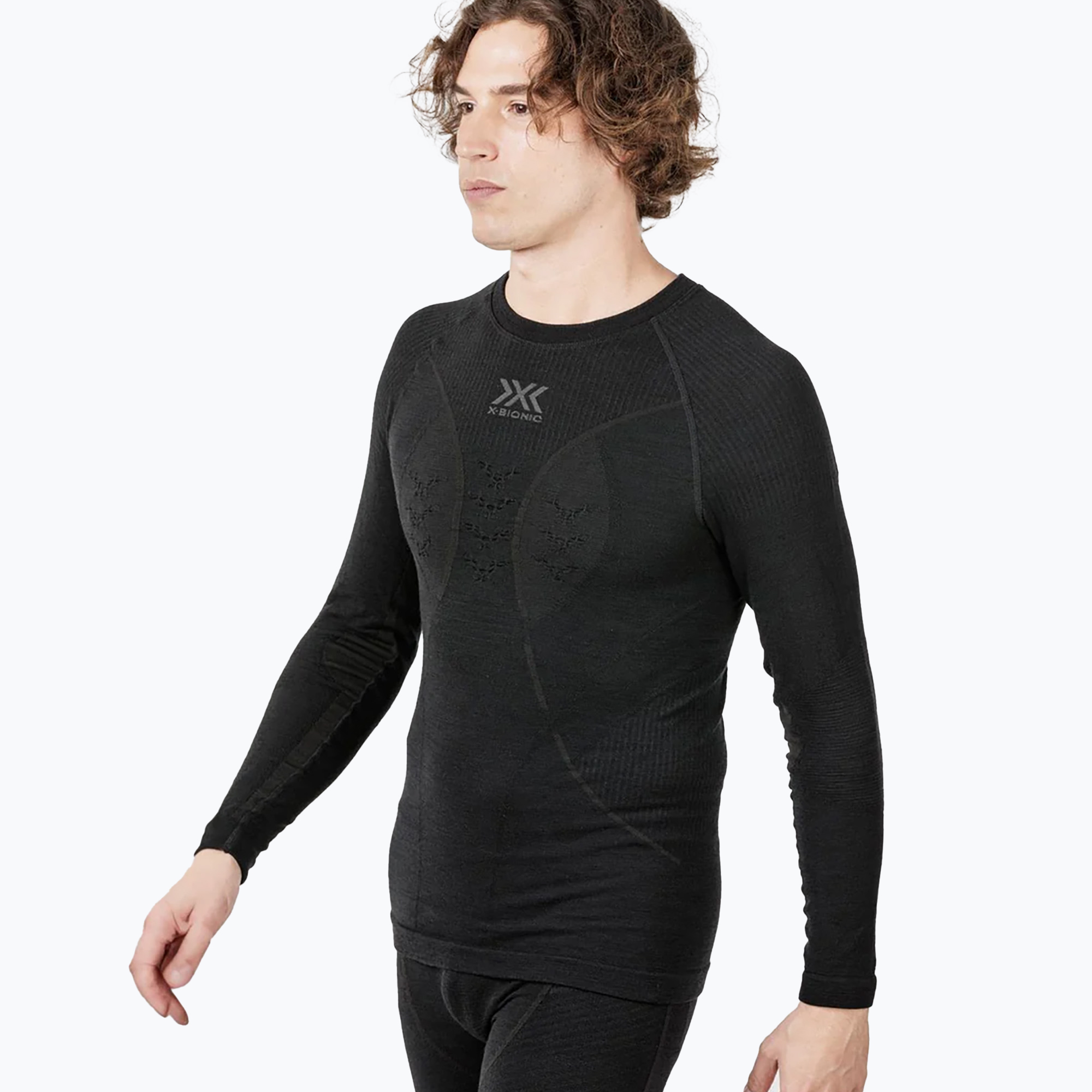Herren Thermo-Sweatshirt X-Bionic Merino schwarz/schwarz (Merino WT06W23M)