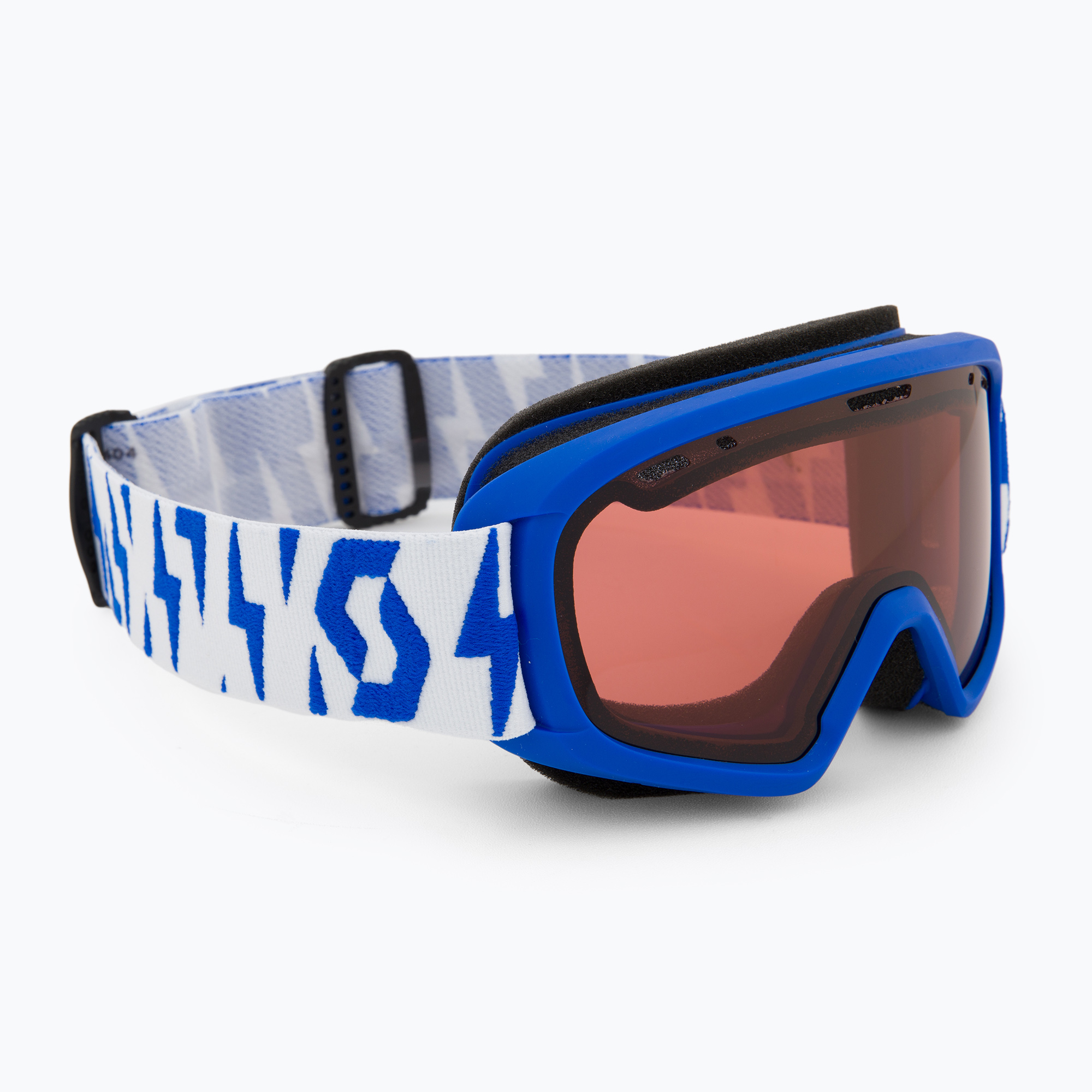 Skibrille Kinder SCOTT Witty royal blue/white/enhancer