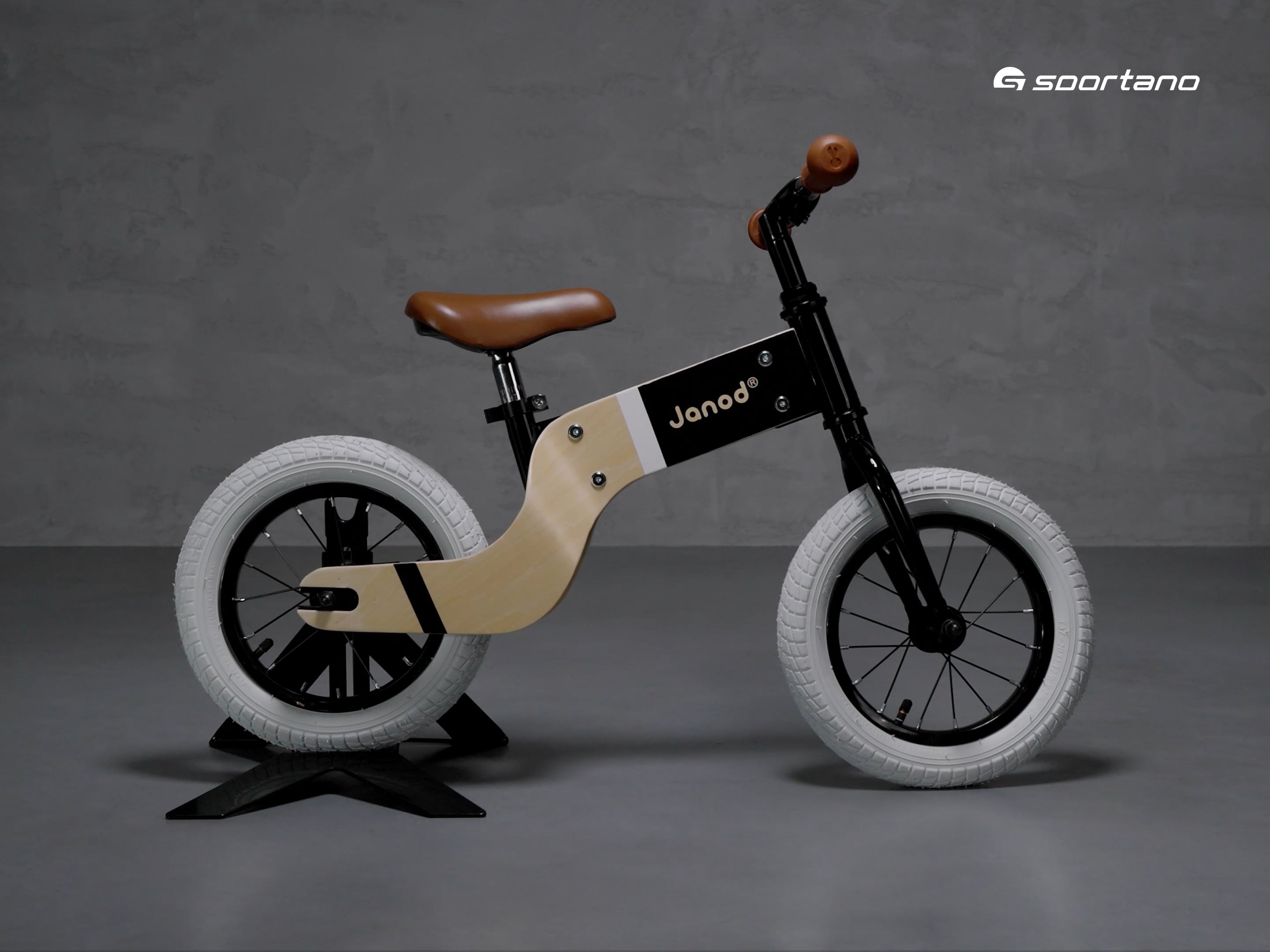 Langlaufrad Janod Bikloon Deluxe braun-schwarz J3281