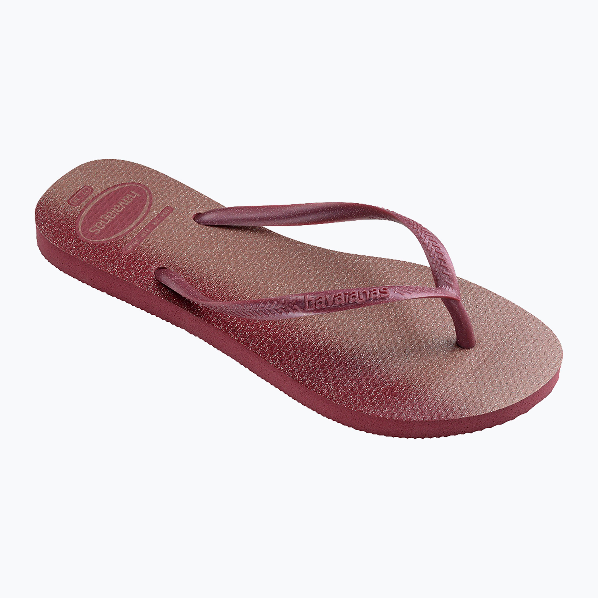 Damen Havaianas Slim Gloss amaranth Flip Flops (Slim Gloss H4145617-9339)