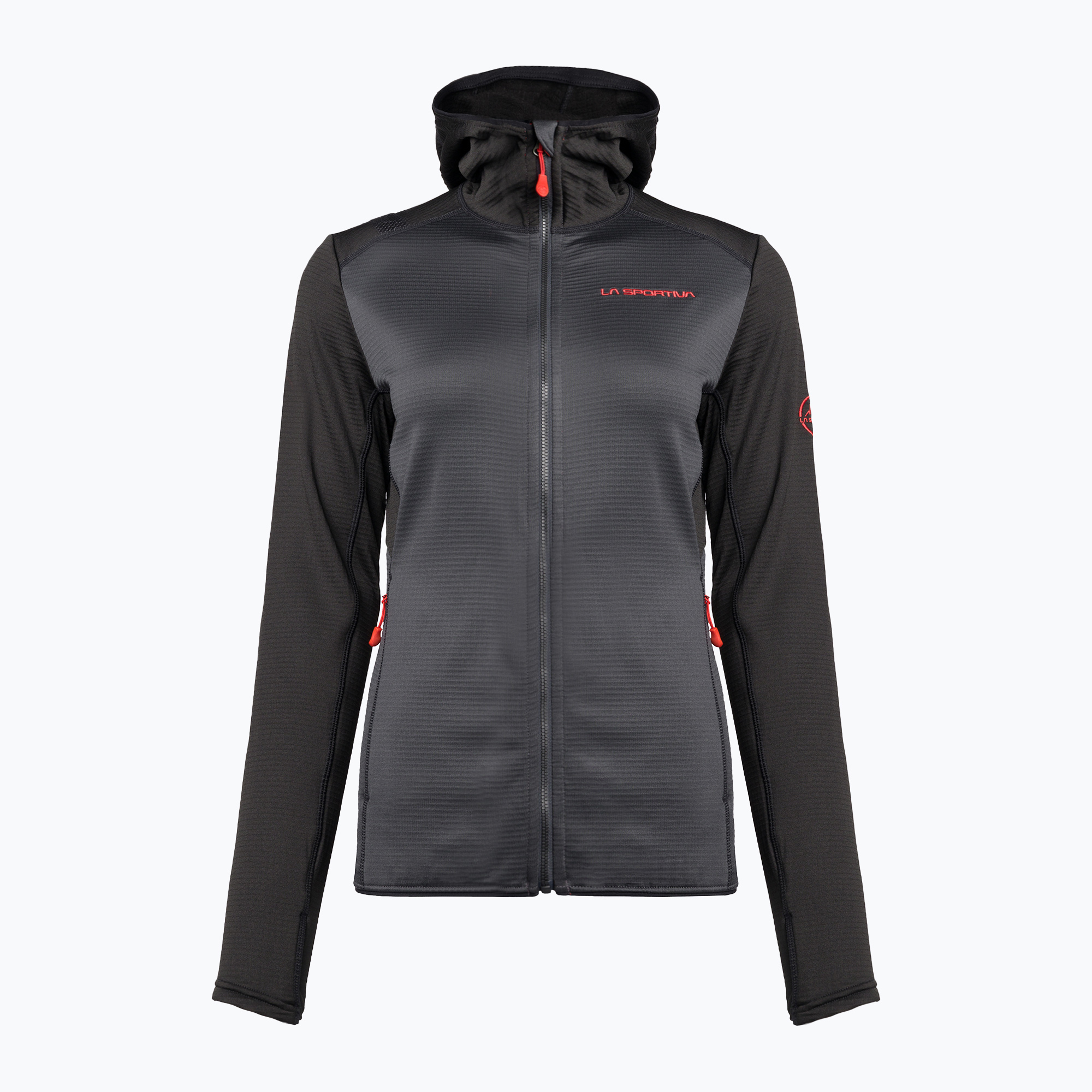 La Sportiva Upendo Hoody Carbon/Kirschtomate Damen Trekking Sweatshirt (Upendo Hoody ZASF028900322)