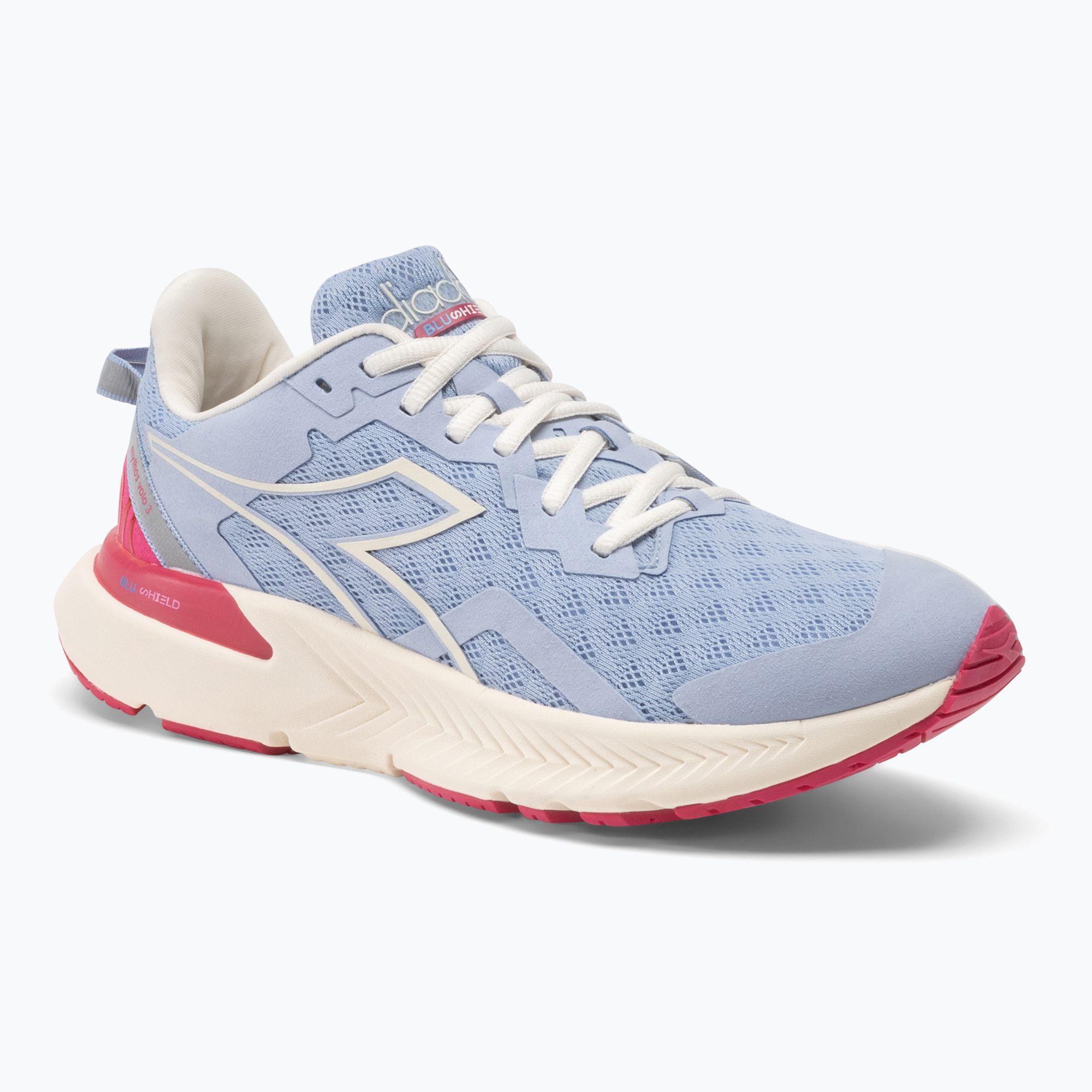 Damen Laufschuhe Diadora Mythos Blushield Volo 3 kentucky blu/whisper weiß (Mythos Blushield Volo 3 101.179088)