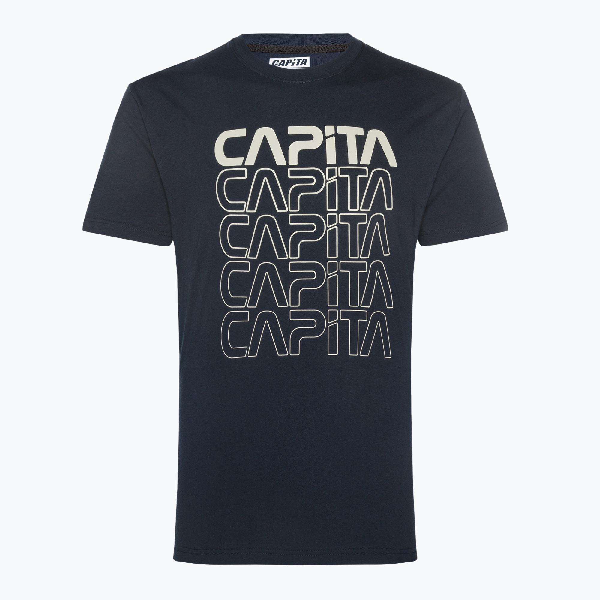 CAPiTA T-Shirt mit gewaschenem Wurm, navy (Worm 1232123-6)