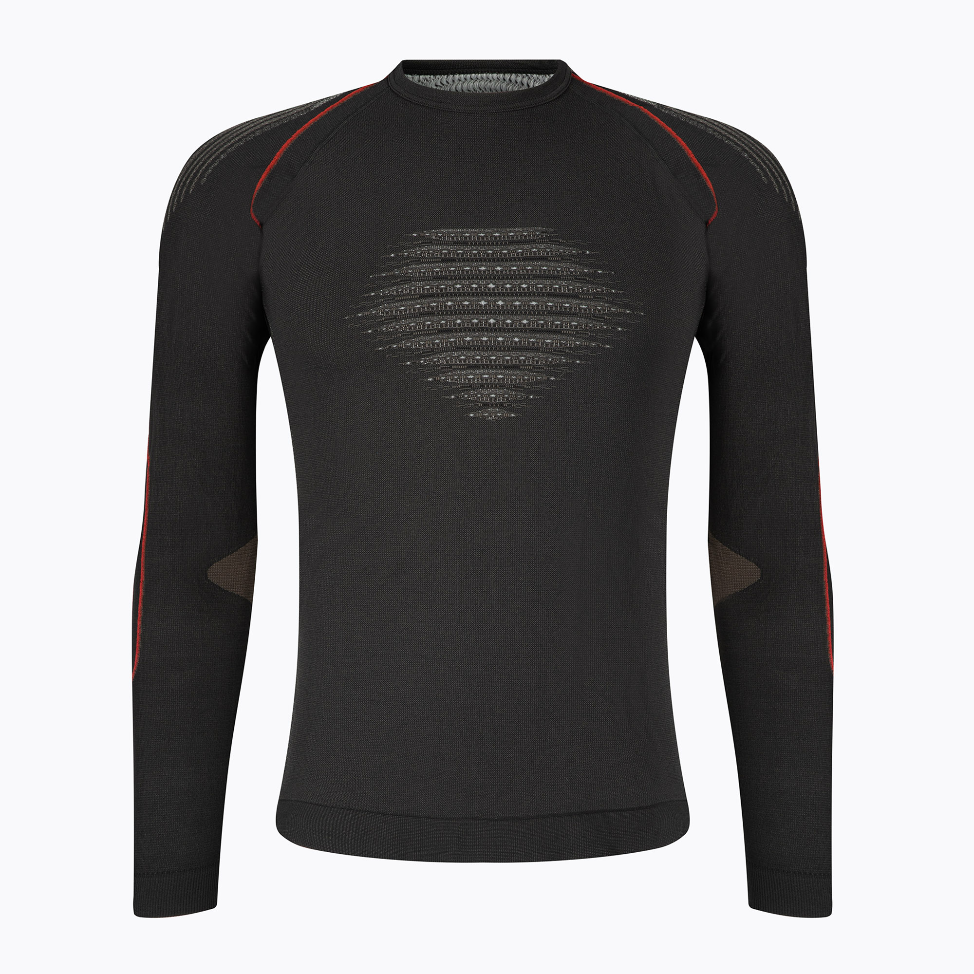 Thermo-Sweatshirt für Männer UYN Evolutyon Comfort UW Shirt charcoal/white/red (Evolutyon Comfort U100263)