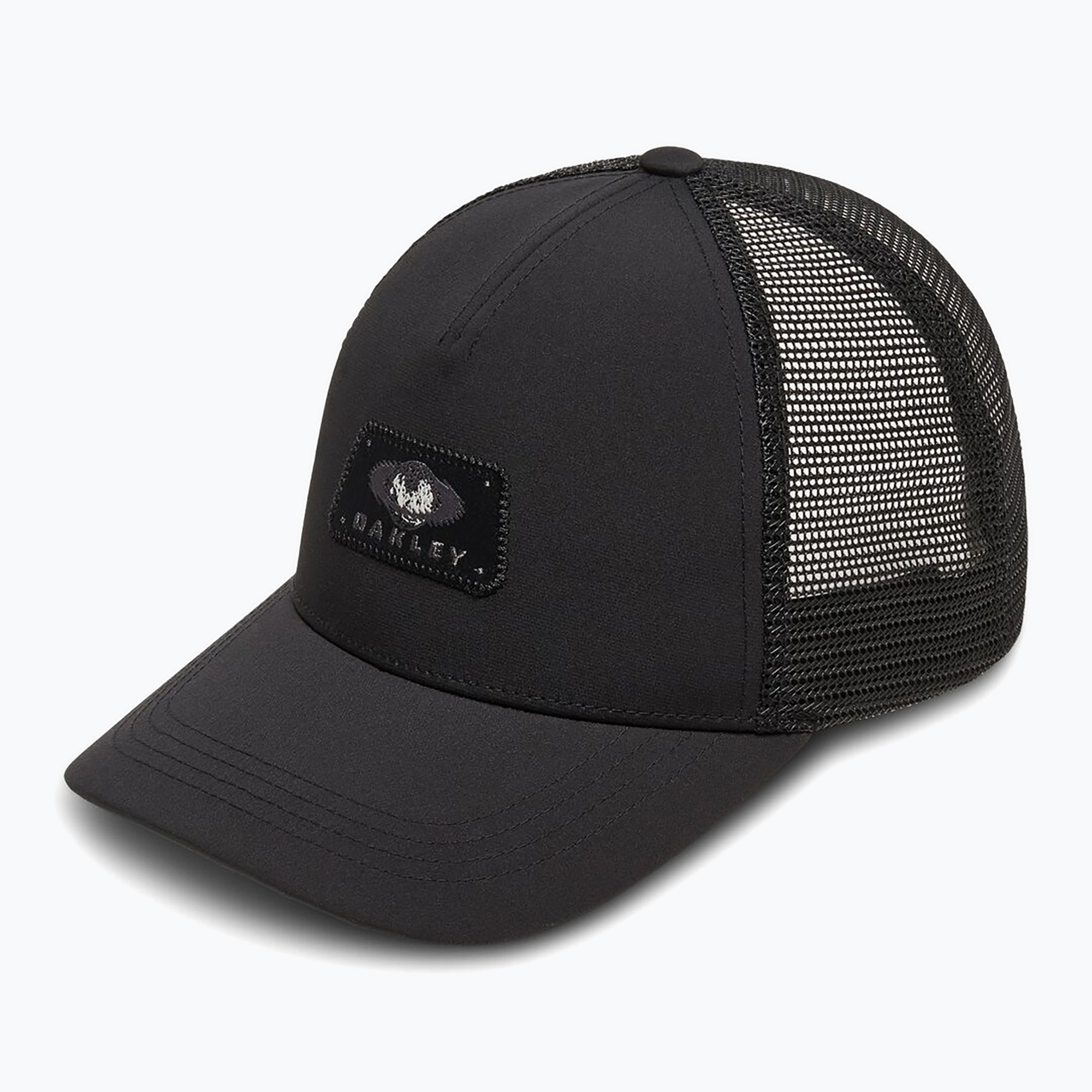 Herren Oakley Patch Ellipse Tracker Blackout Baseballkappe