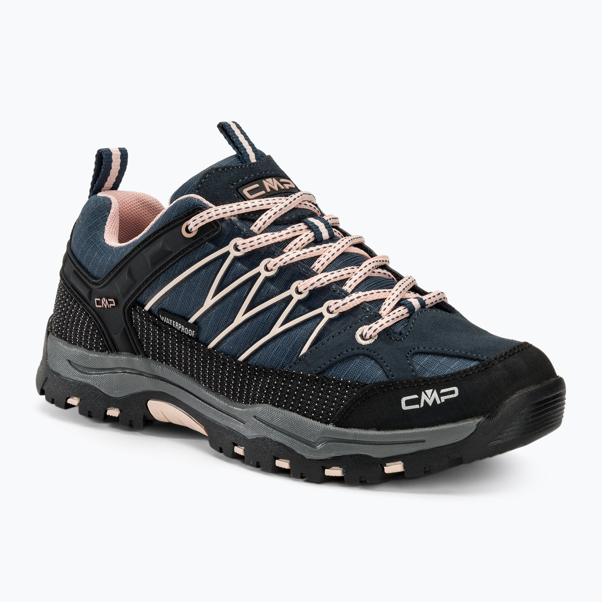 Trekkingschuhe Kinder CMP Rigel Low Wp asphalt/rose (Rigel Low Wp 3Q54554J/54UG)