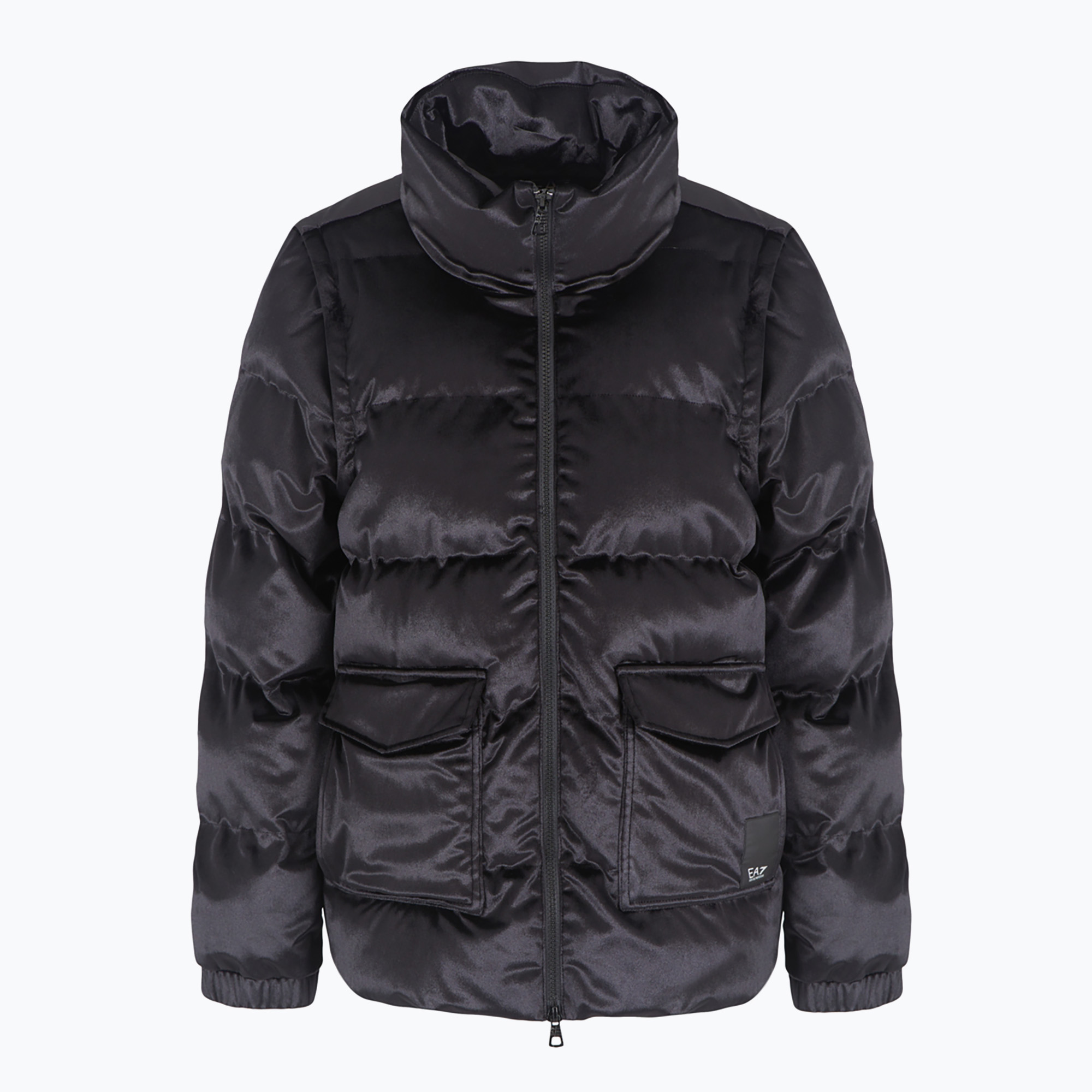 Jacke Damen EA7 Emporio Armani Train Athletic Velour Extra Padded black (Train Athletic Velour Extra Padded TNGBZ-6DTB06-1200)
