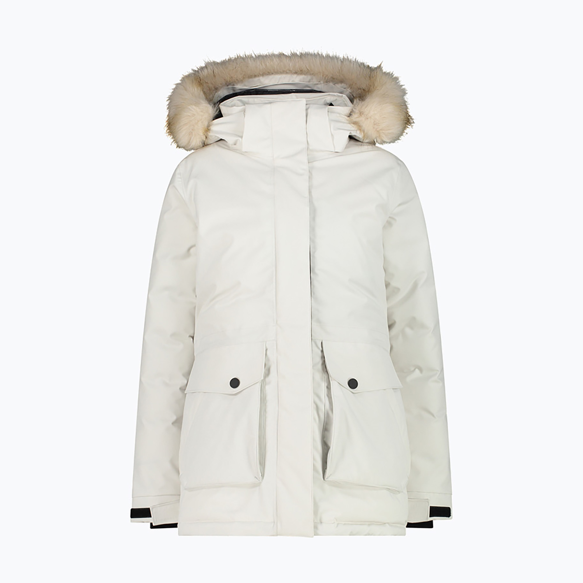 Regenjacke Damen CMP Parka Zip Hood weiß 32K326F (32K3206F Parka Zip Hood 32K3206F/A219)