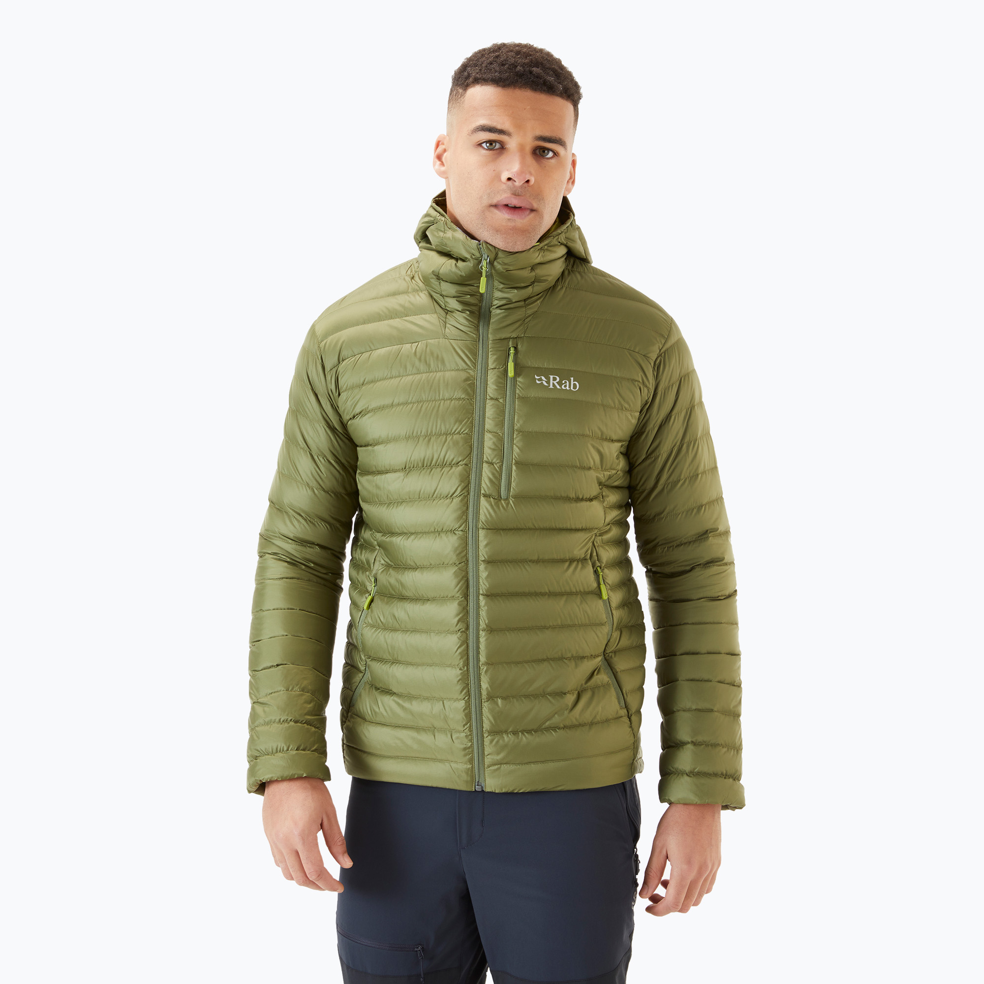 Daunenjacke Herren Rab Microlight Alpine chlorite green (Microlight Alpine QDB-12-CHG)