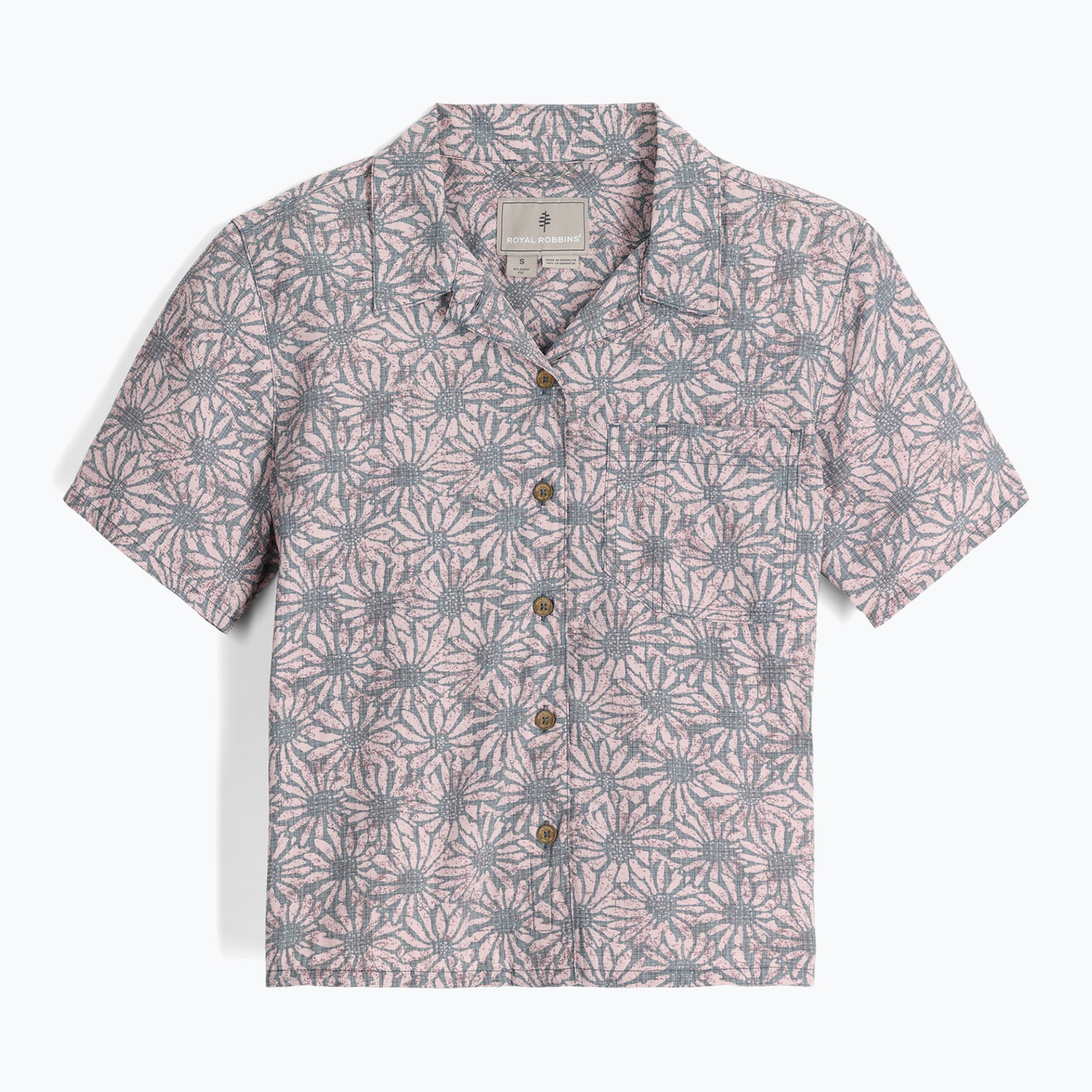 Hemd Damen Royal Robbins Camino Pucker sea caledonia pt (Camino Pucker Y14600130)
