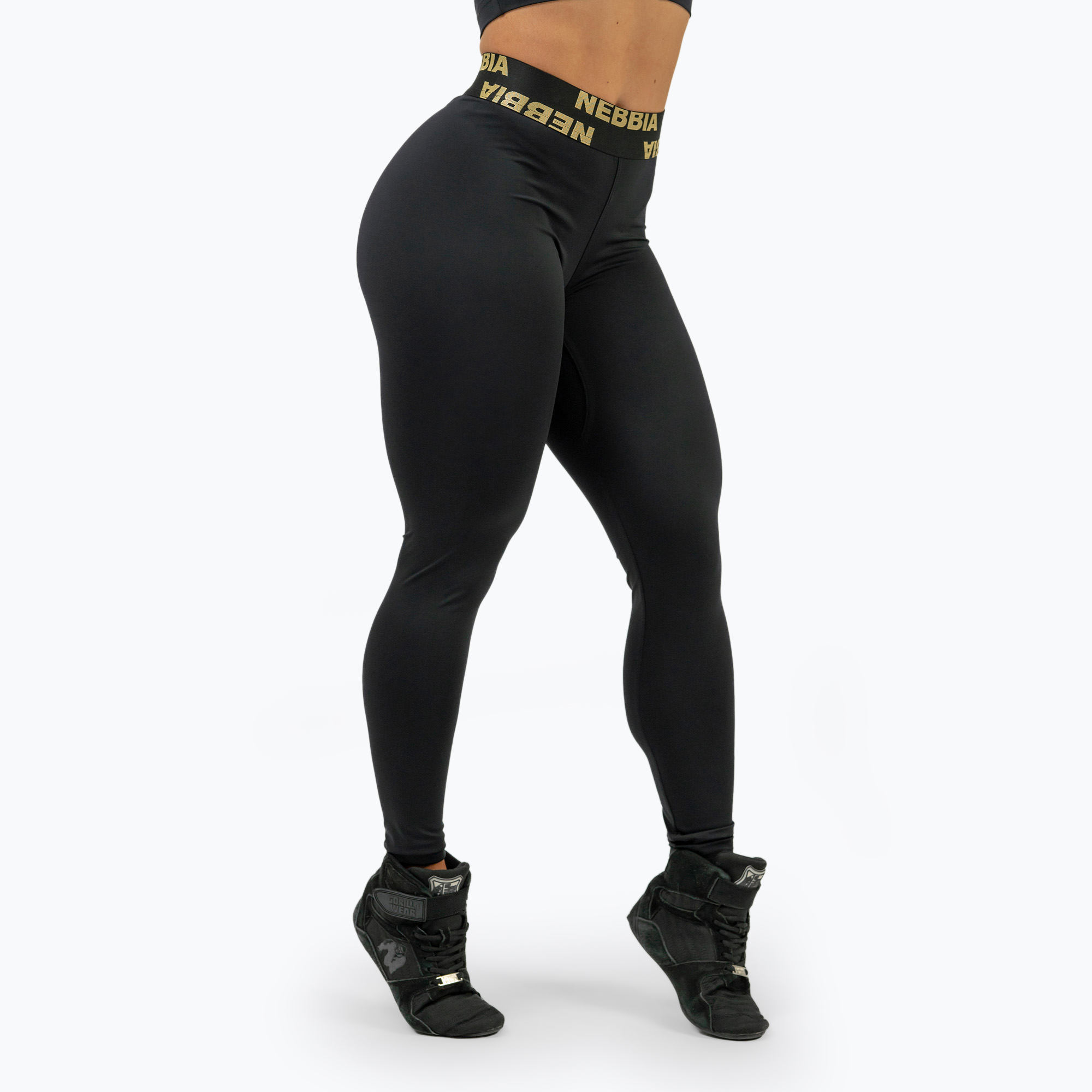 Leggings Damen NEBBIA Perform Intense black/gold (Perform Intense 840)
