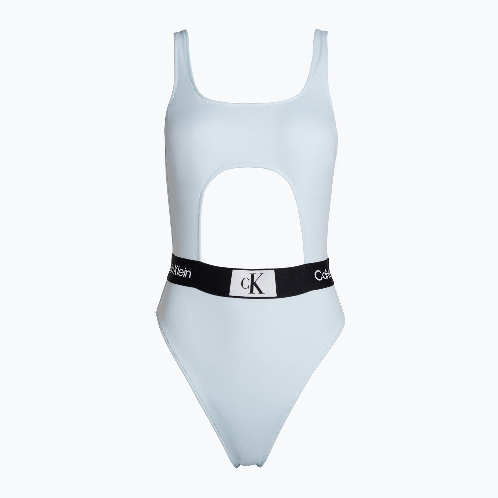 Einteiliger Badeanzug Calvin Klein Cut Out One Piece-Rp blau (Cut Out One Piece-Rp KW0KW02260CYR)