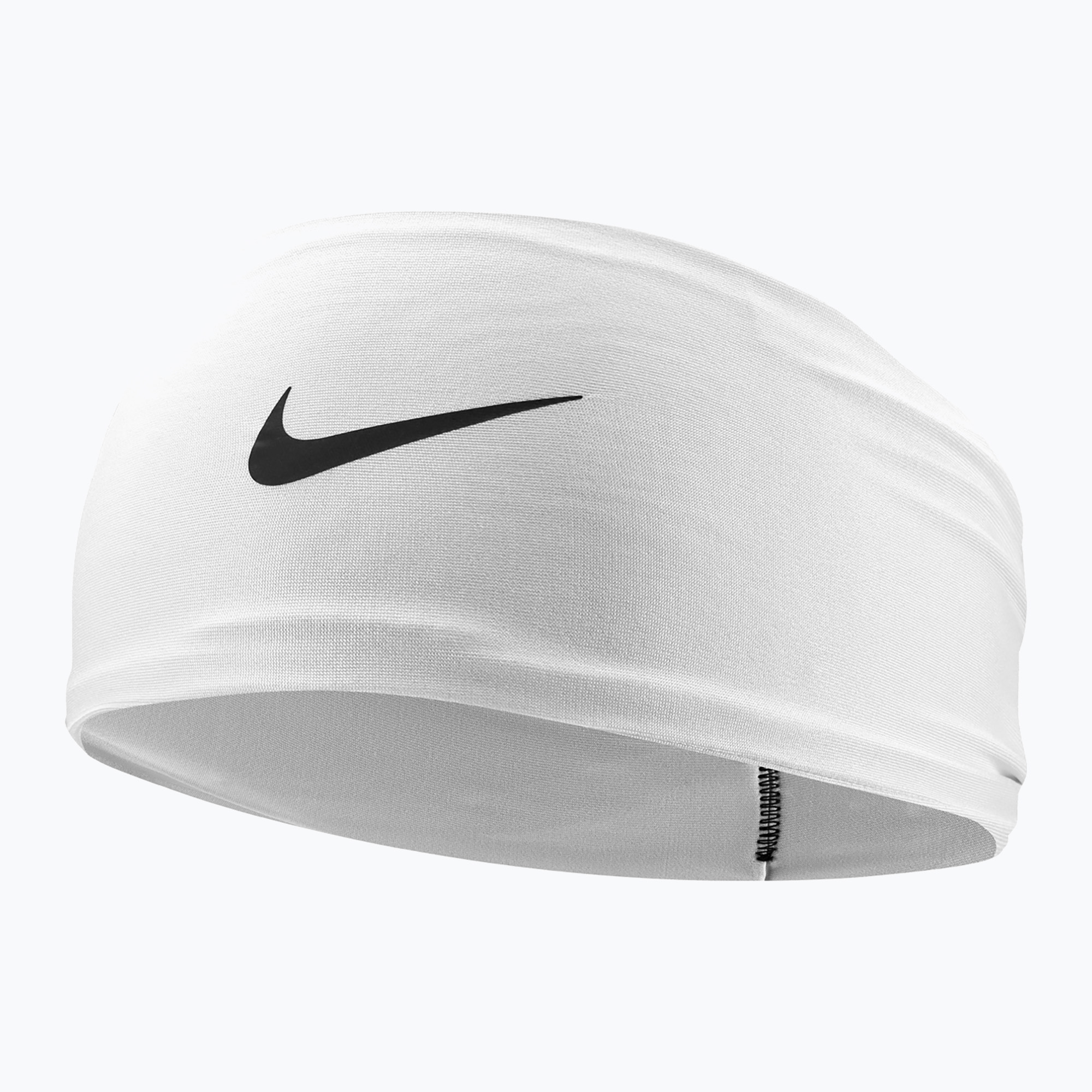 Kopfband Nike Dri-Fit Fury Classic Wide Headband white/black/black (Dri-Fit Fury Classic Wide Headband N1012953-127)