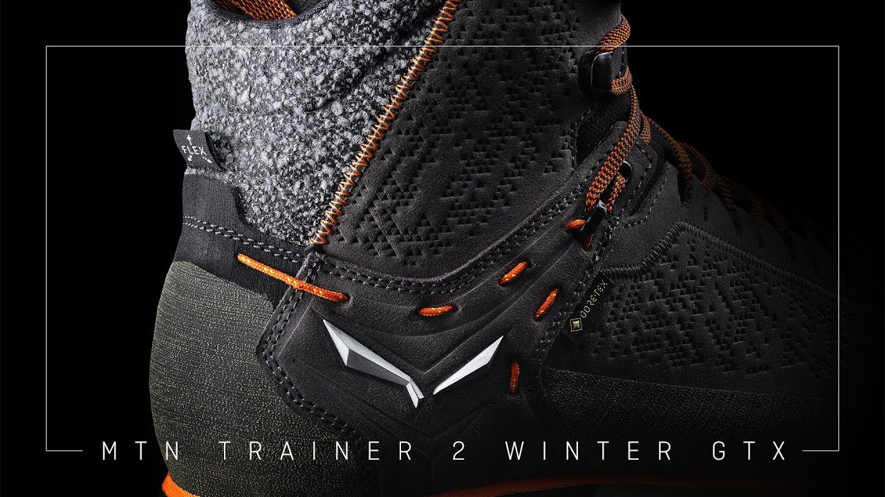 Herren-Trekkingstiefel Salewa MTN Trainer 2 Winter GTX schwarz aus