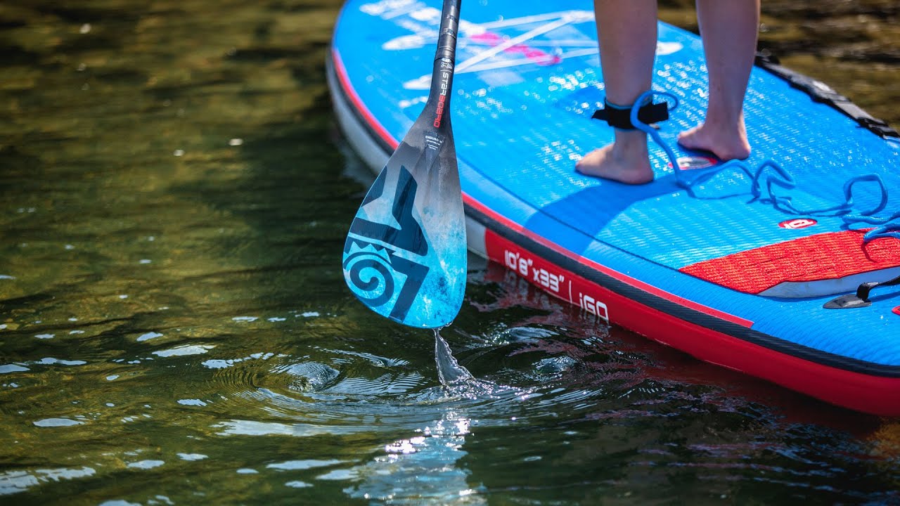 SUP 2-teiliges Paddel STARBOARD Enduro Tiki Tech 29mm Carbon S35