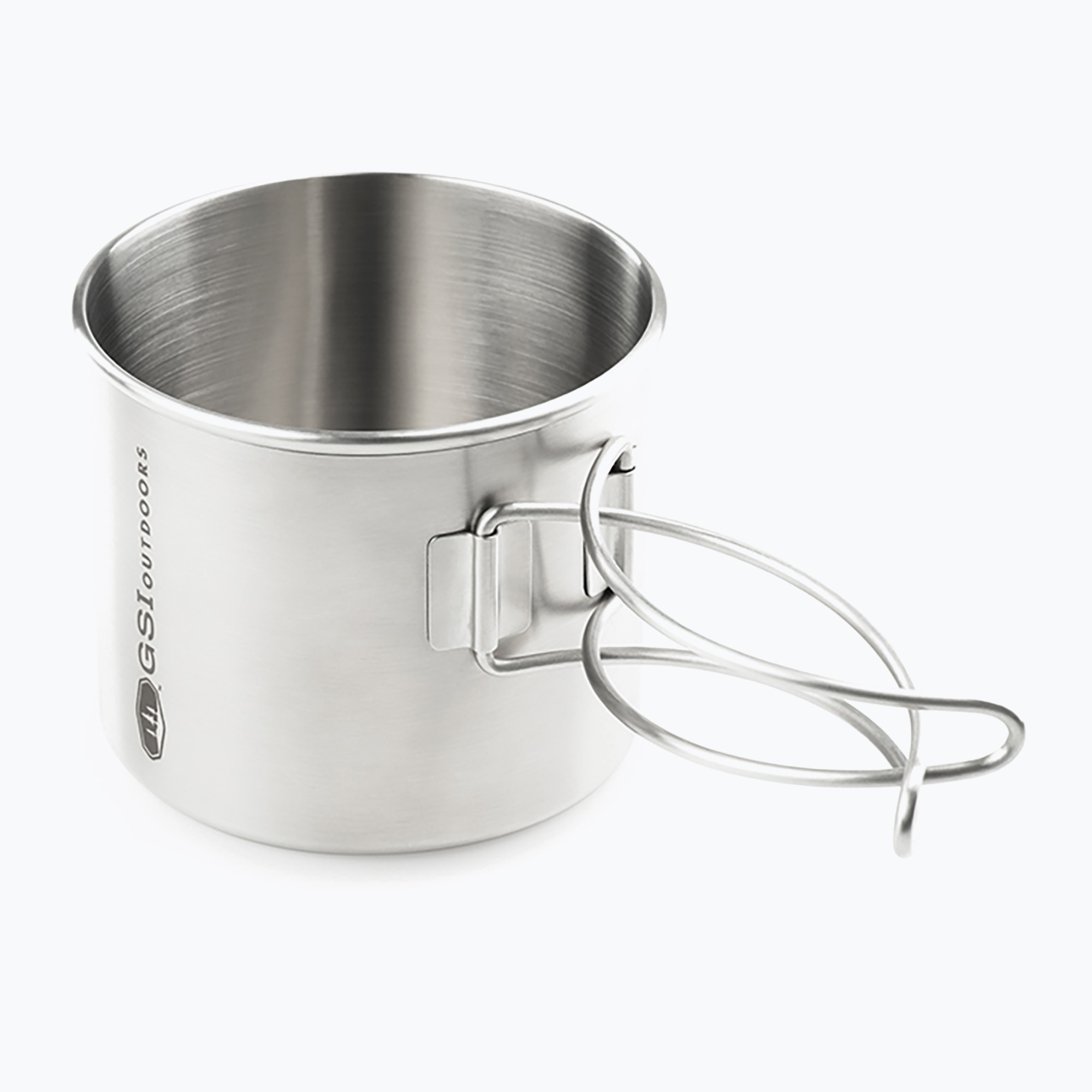 GSI Outdoors Glacier Edelstahl-Flaschenbecher silber 68214 (Glacier Stainless Bottle Cup/Pot 68214)