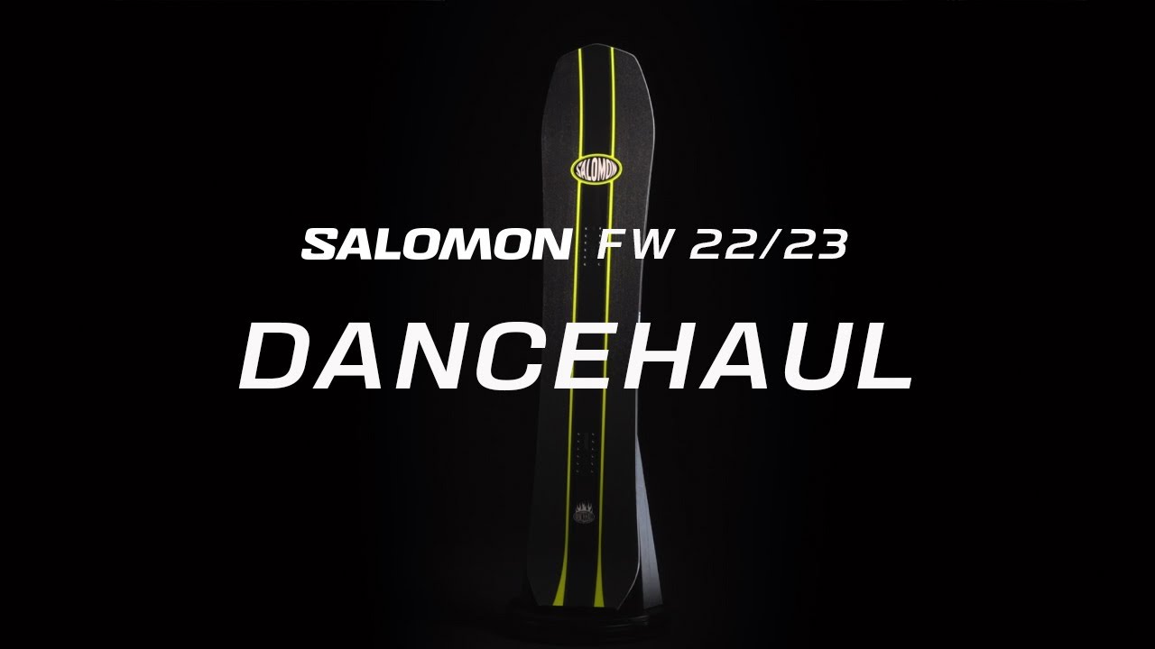 Snowboard Salomon Dancehaul schwarz-gelb L47178